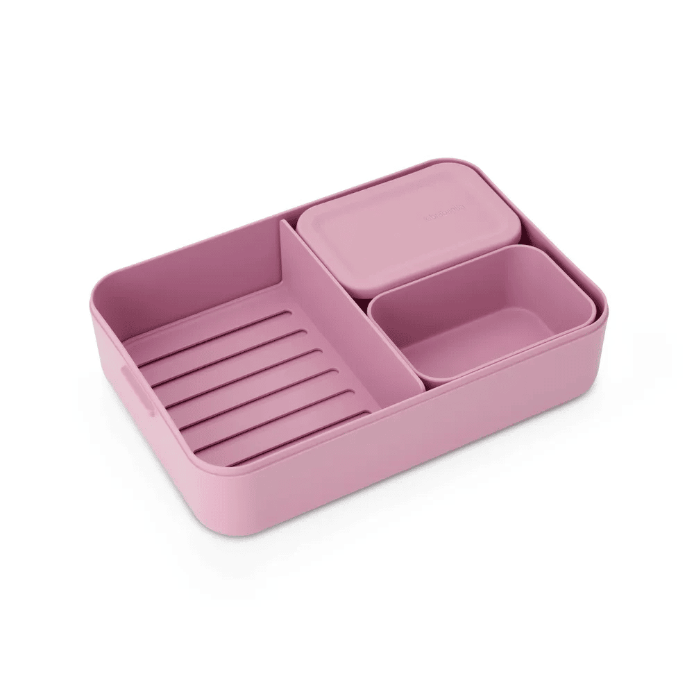 Brabantia Madkasser Make & Take Bento Madkasse i Lilac Pink, 1