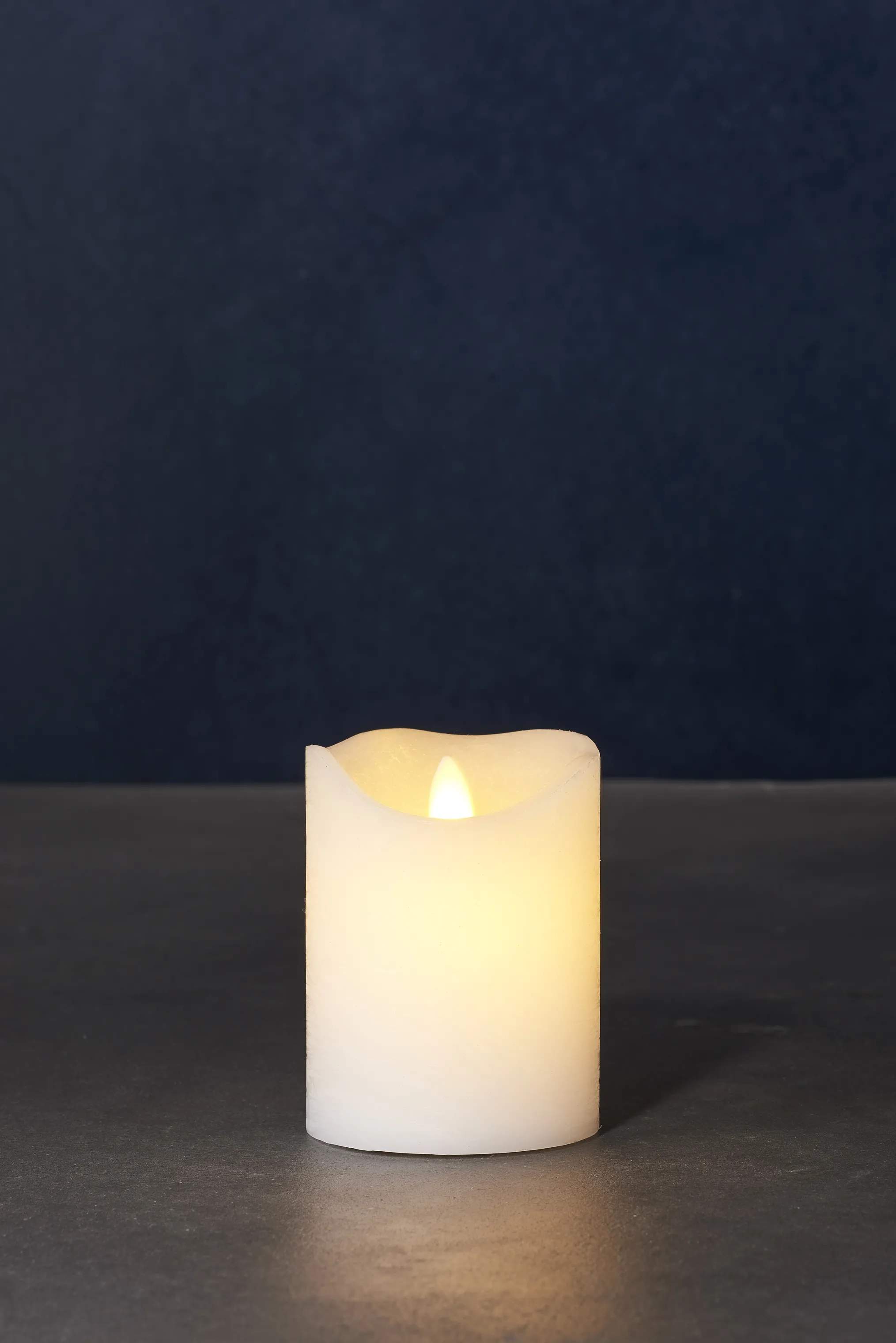 Sirius LED-lys Sara LED Bloklys i Hvid, H10 x Ø7,5 cm, 2