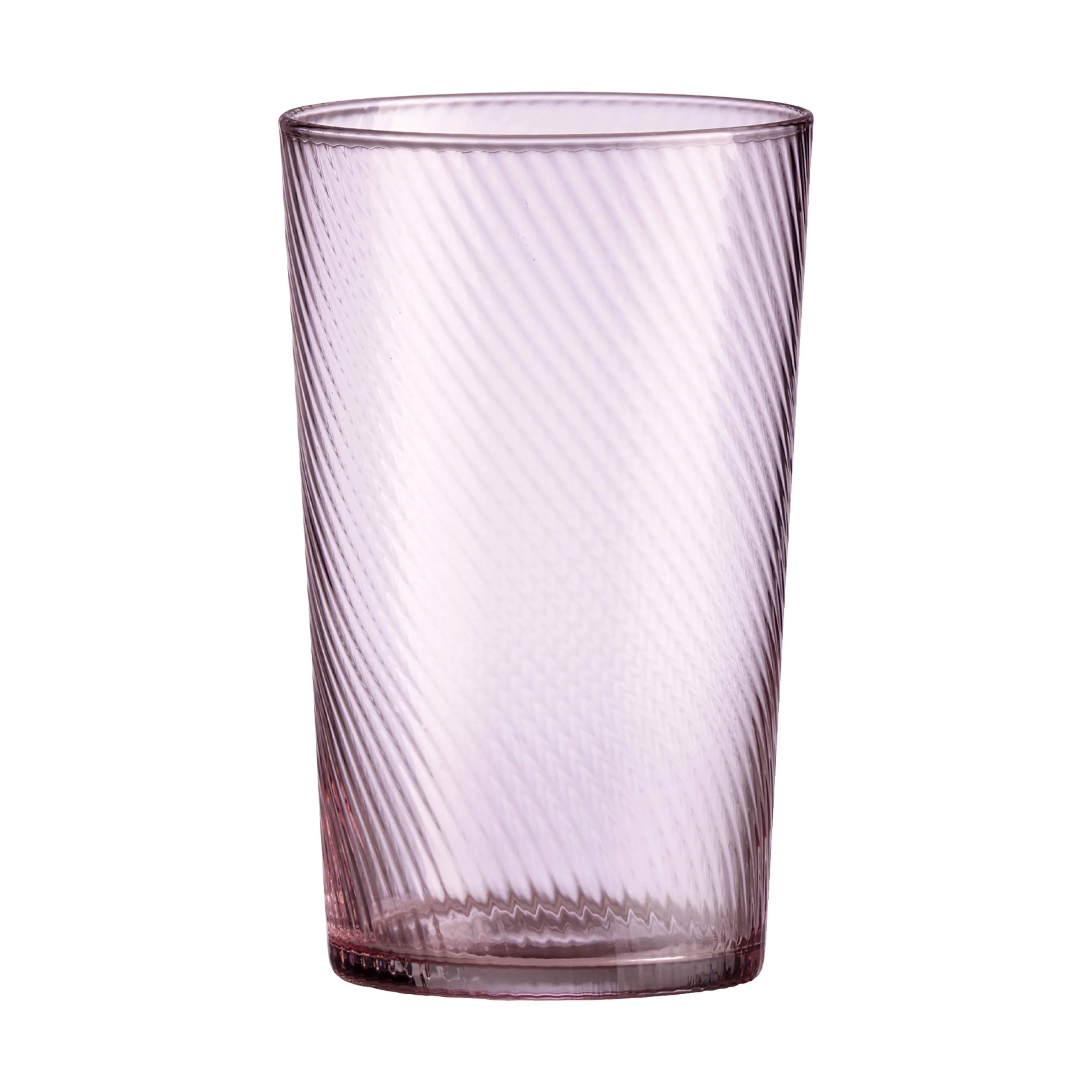 Unique Highball Glas, pink, large