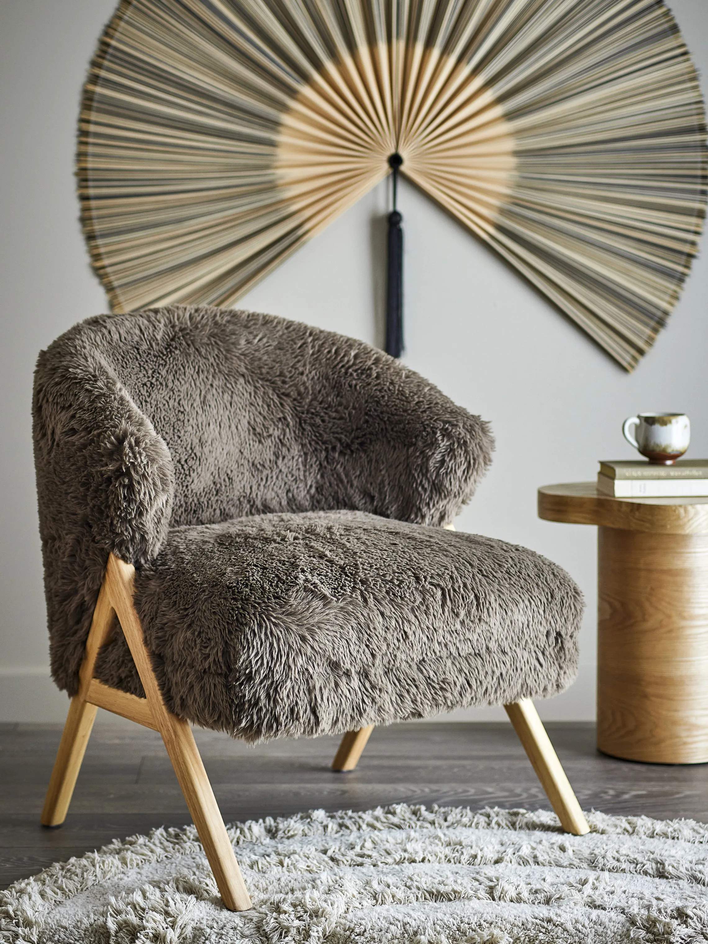 Bloomingville Lænestole Camino Loungestol i Brun, 3
