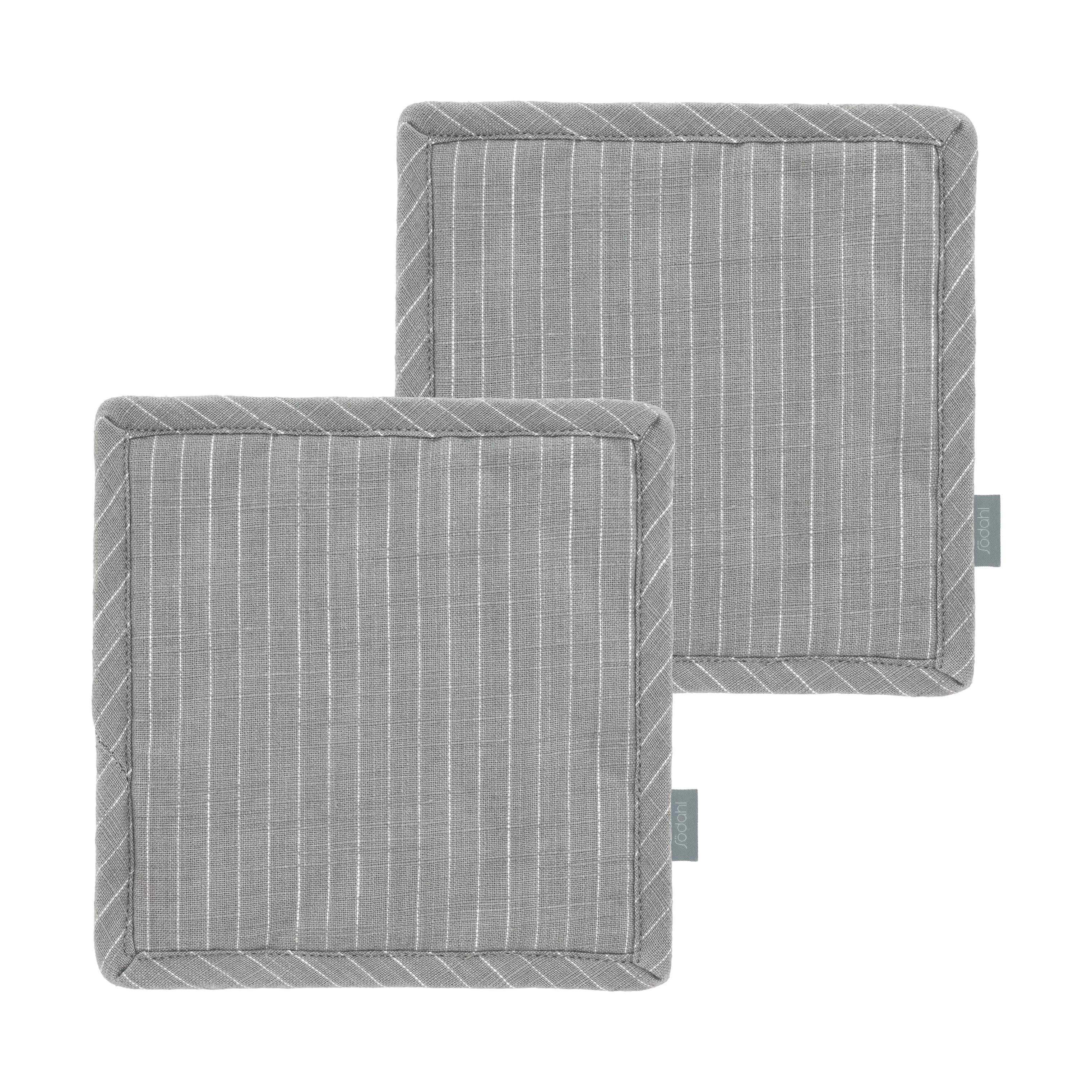Line Grydelapper - 2 stk., stone, large