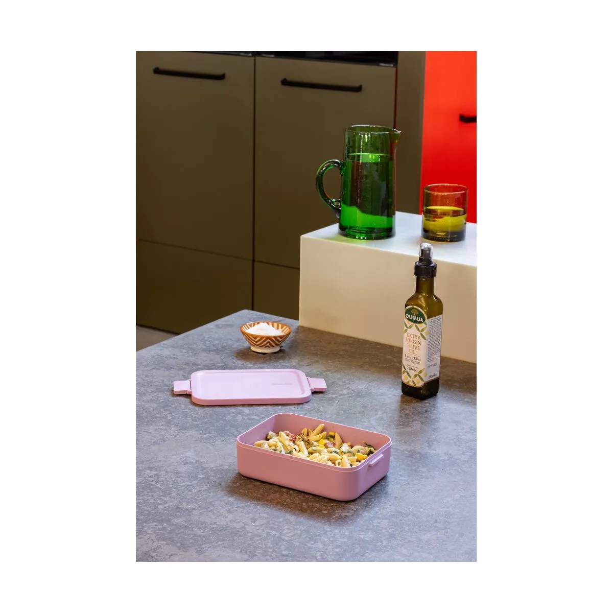 Brabantia Madkasser Make & Take Madkasse i Lilac Pink, 1.1 L, 4
