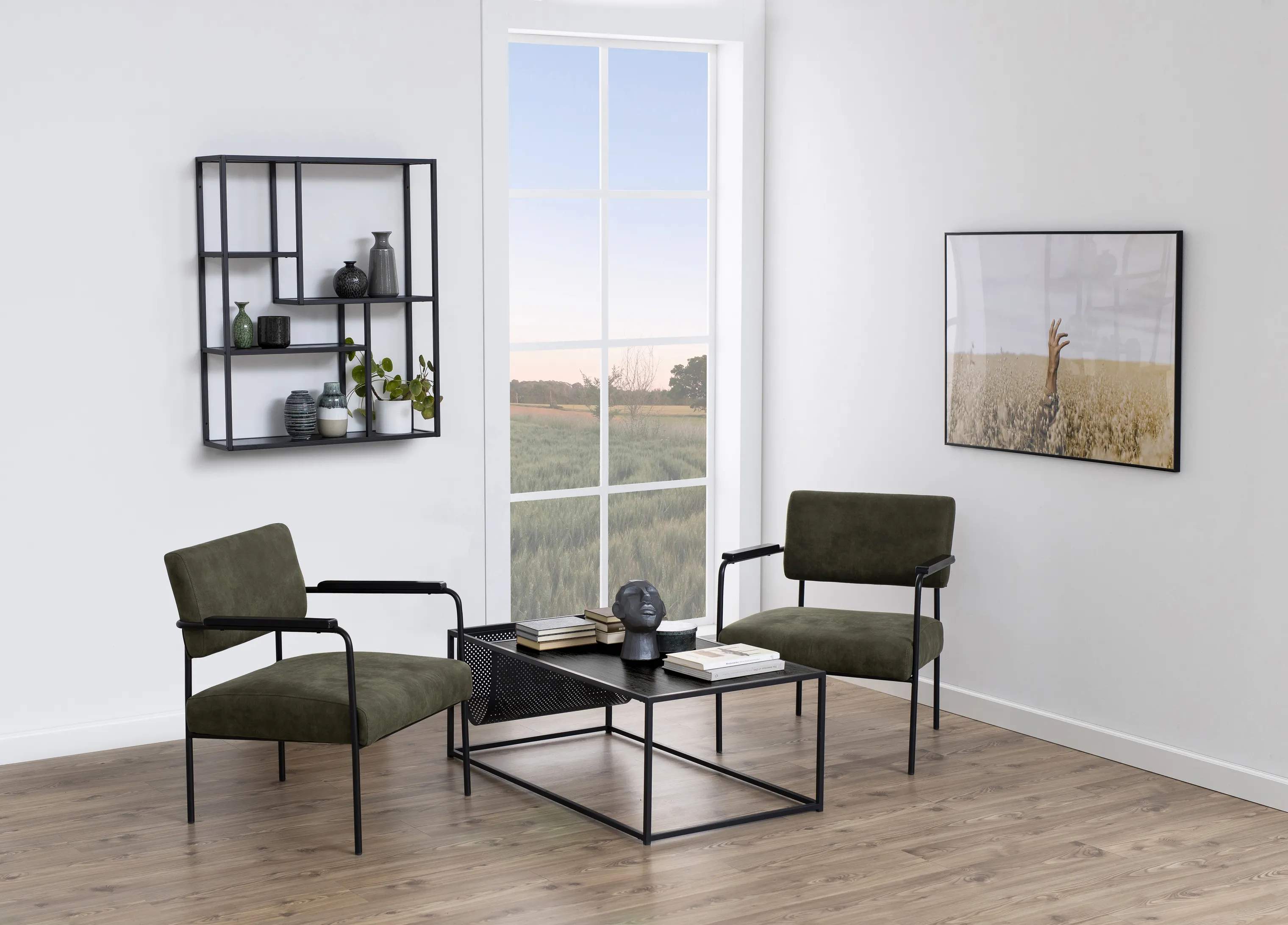 CASA Living Sofaborde Seaford Sofabord i sort, 6
