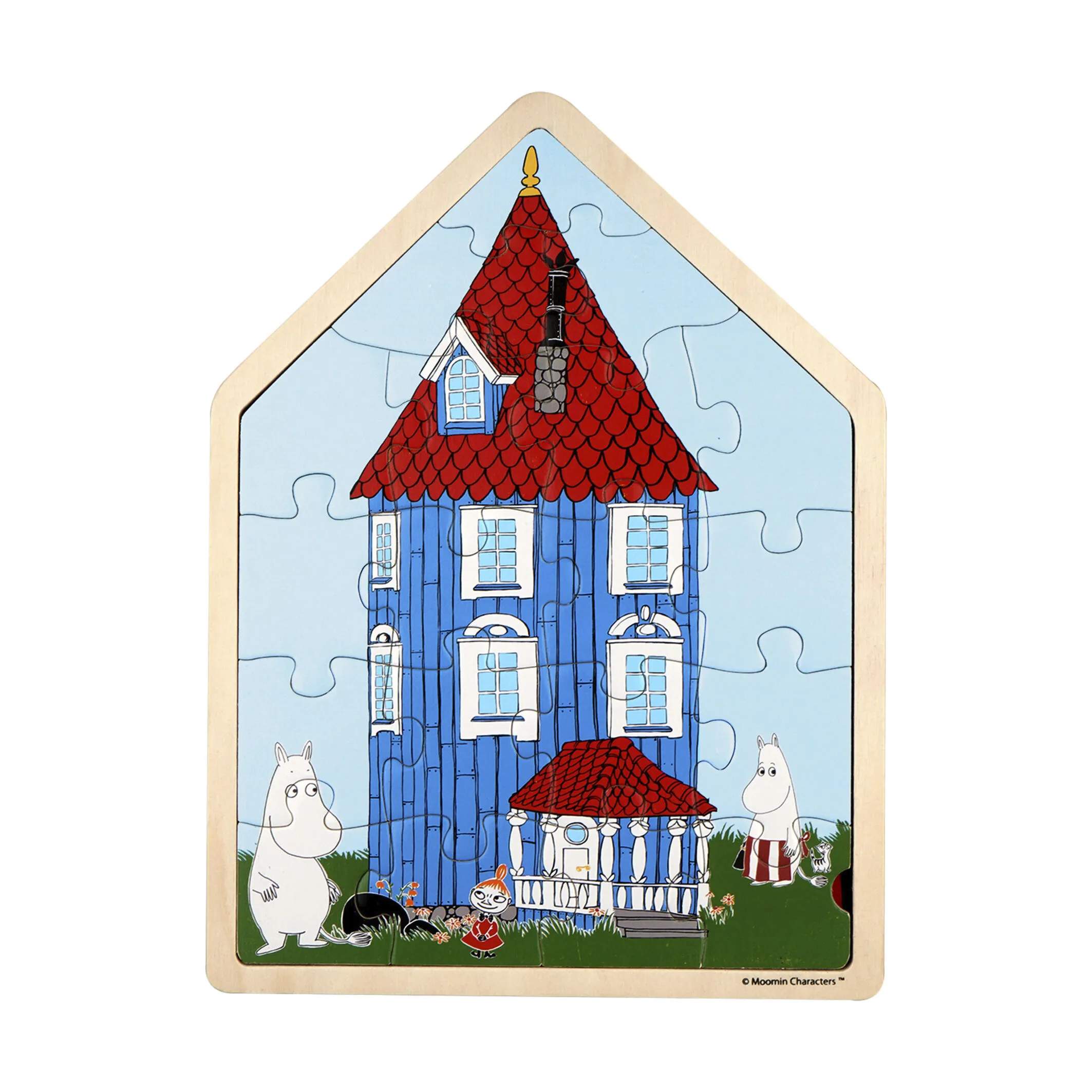 Barbo Toys Puslespil Moomin Puslespil - Mumihuset i Multifarvet, 1