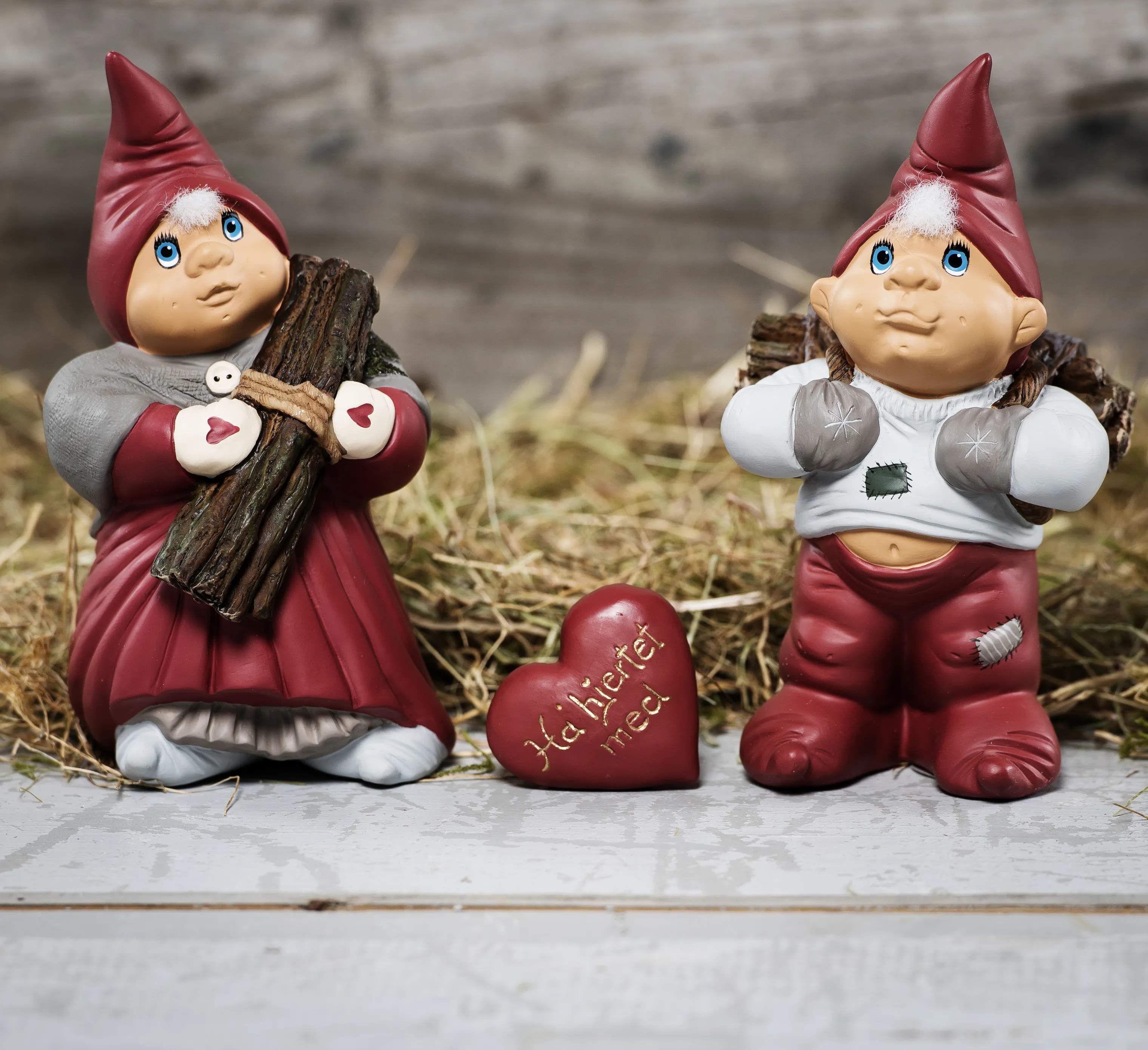 Klarborg Nisser Årsnissepar 2012 - Ludvig & Karla i 13 cm, 2