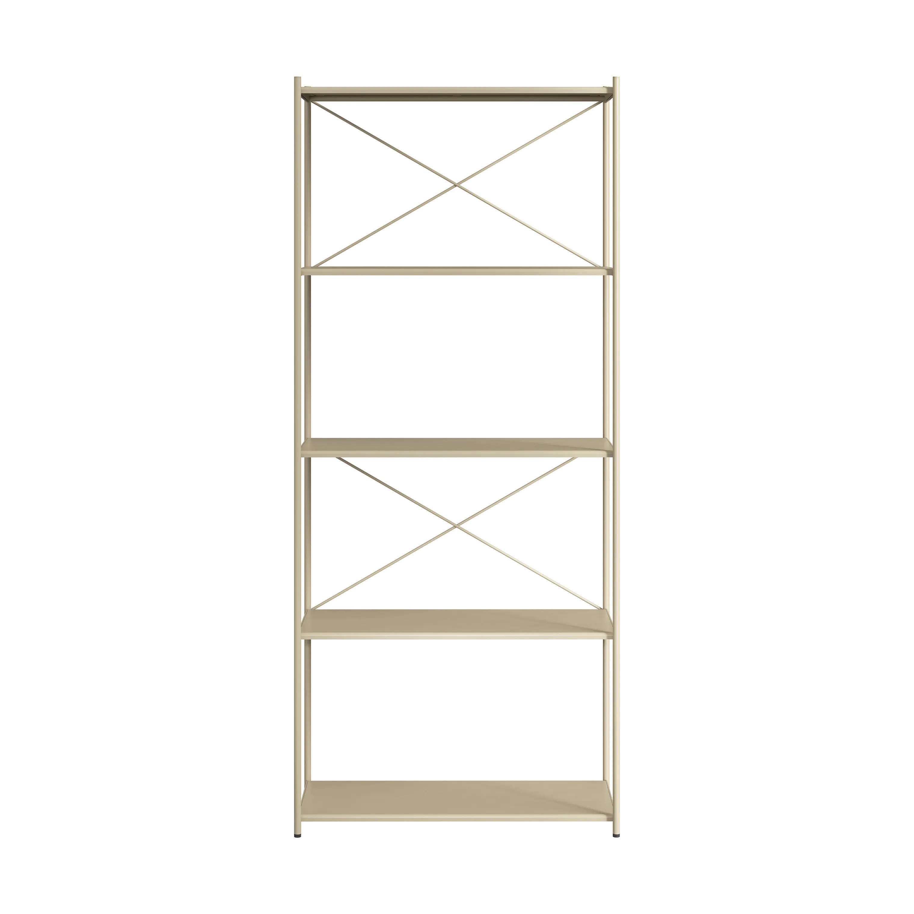 Novoform Reoler og tilbehør Arturo 5-Etagers reol i Desert Sand, 175 cm, 1