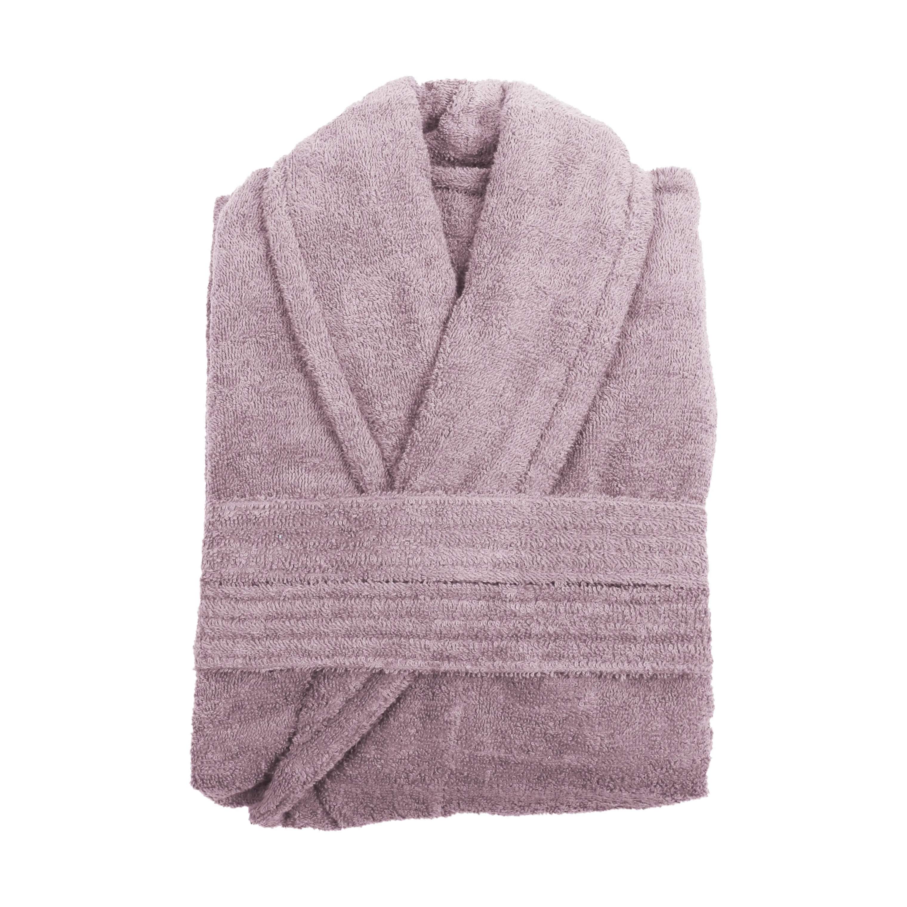 CASA Living Morgenkåber Basic Morgenkåbe i Rosa, Str. L/XL, 1