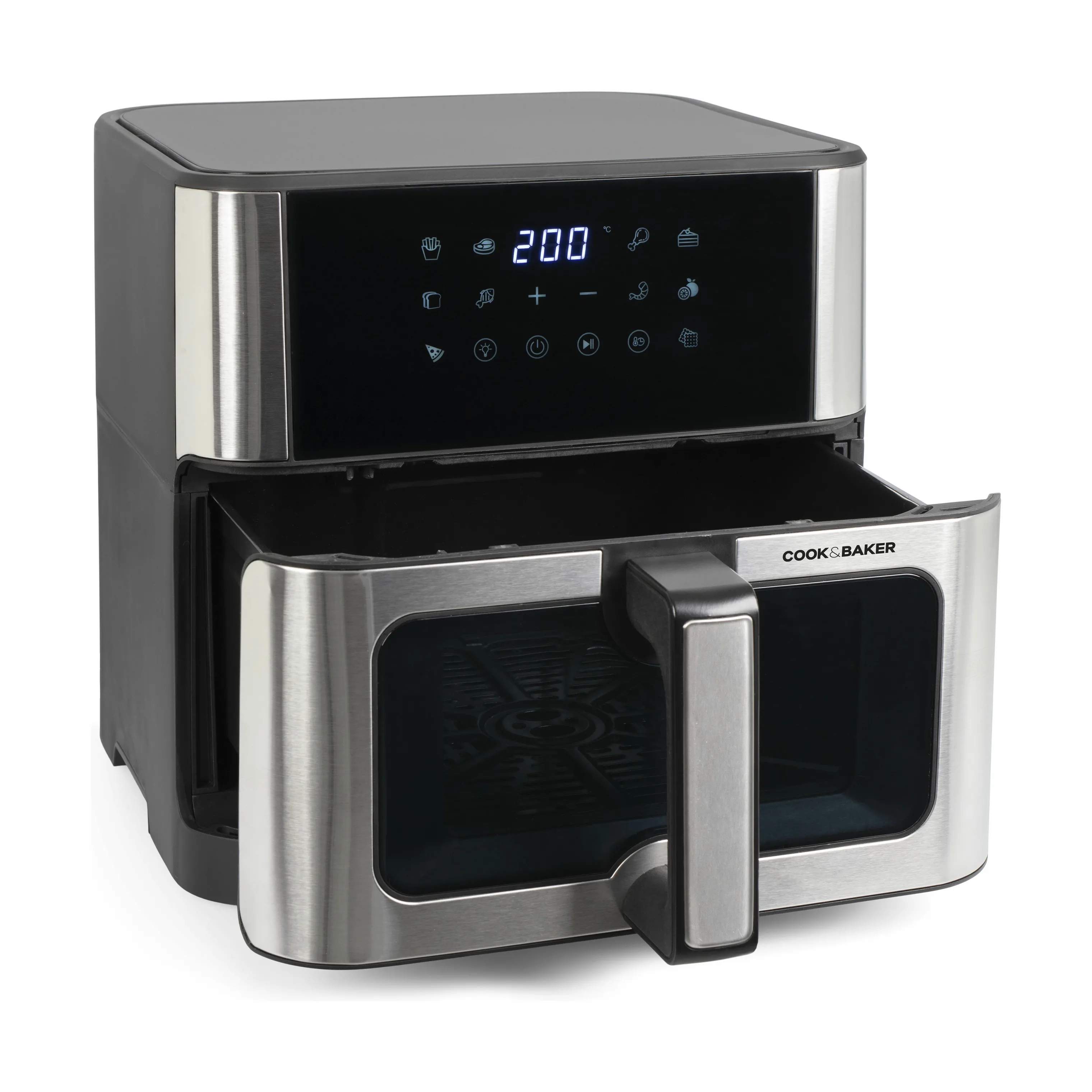Cook & Baker Airfryers Airfryer i Stål, 7