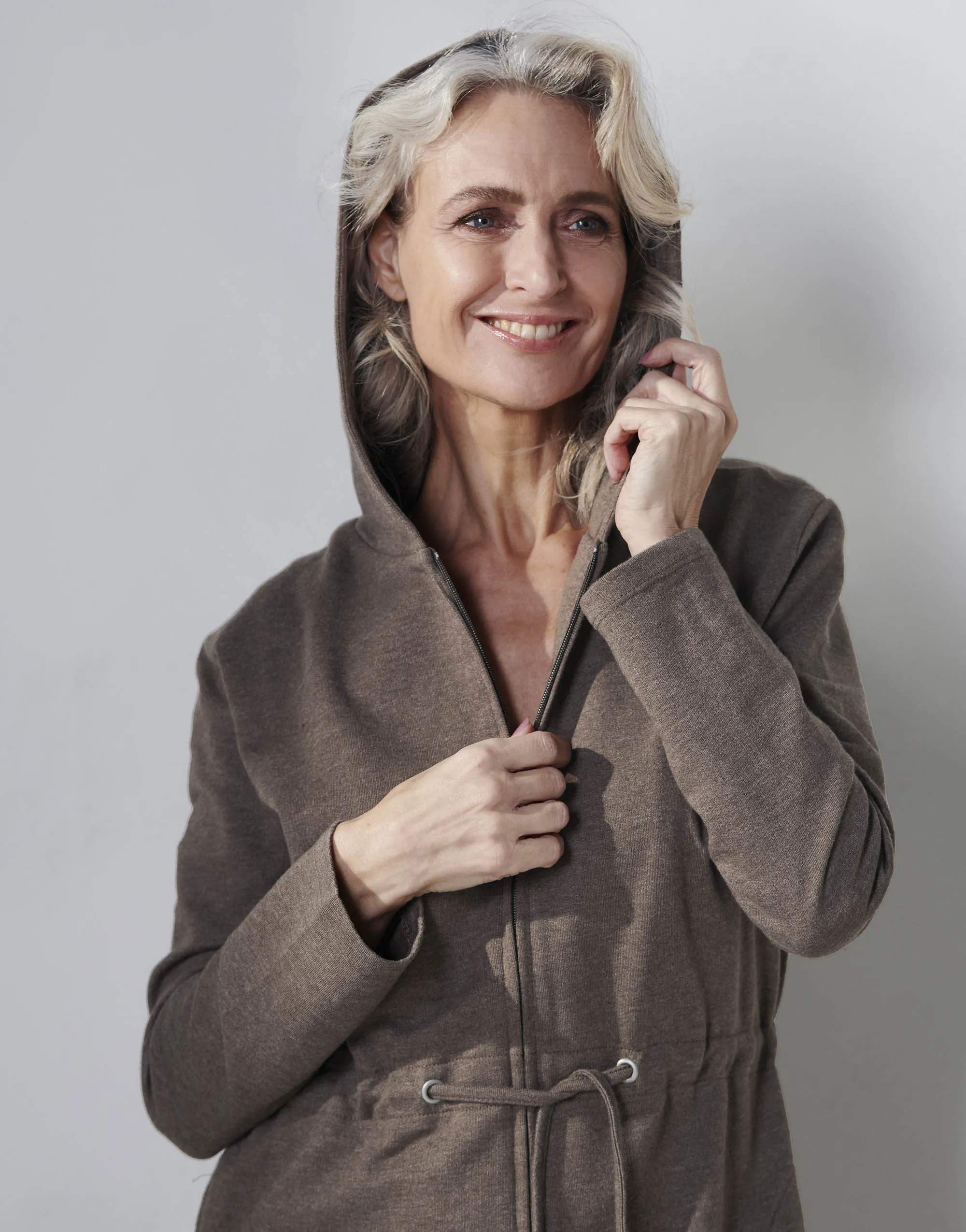 Essenza Morgenkåber Louise Badekåbe i Chocolate, Str. S, 2