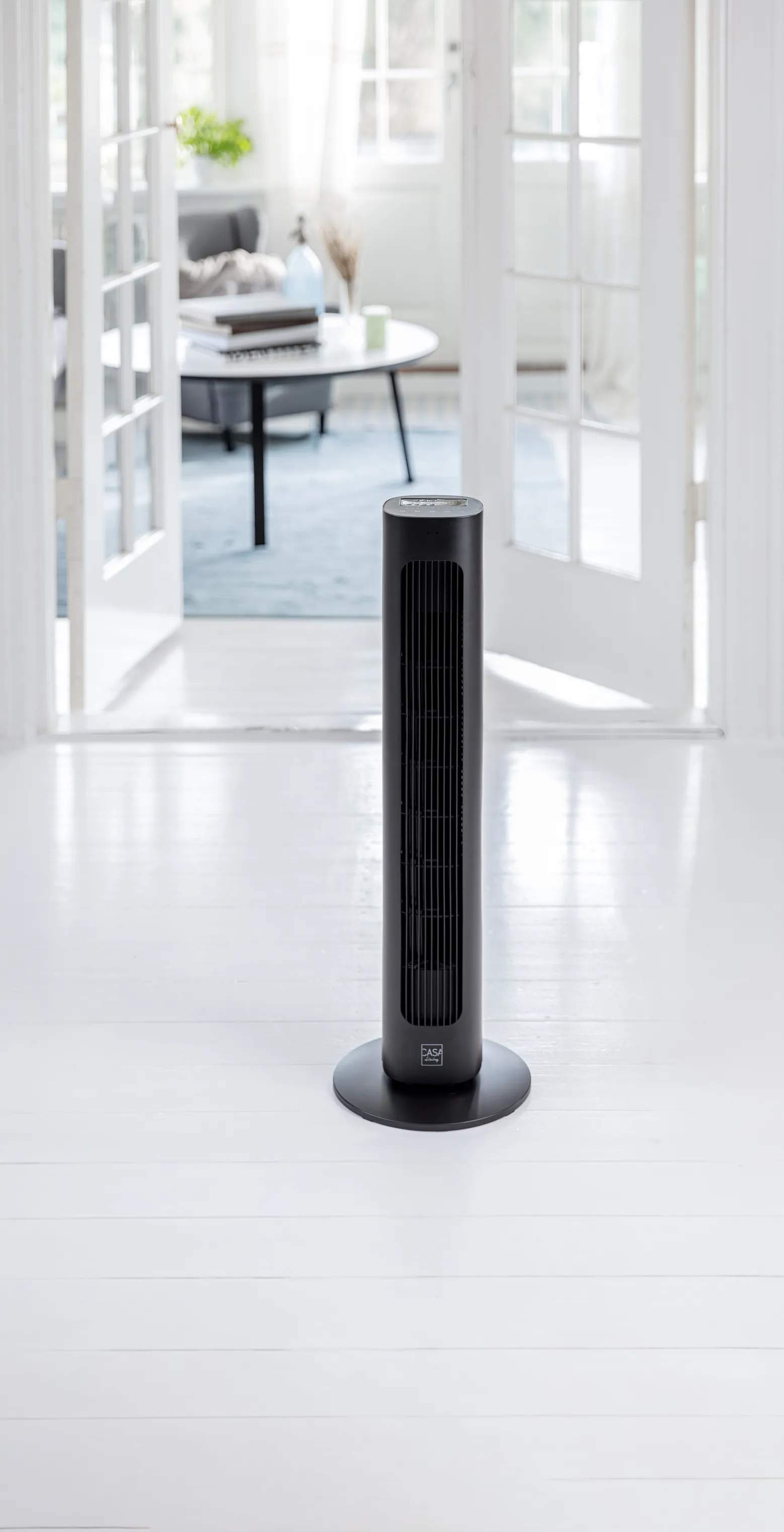 CASA Living Ventilatorer Søjleventilator i sort, 2