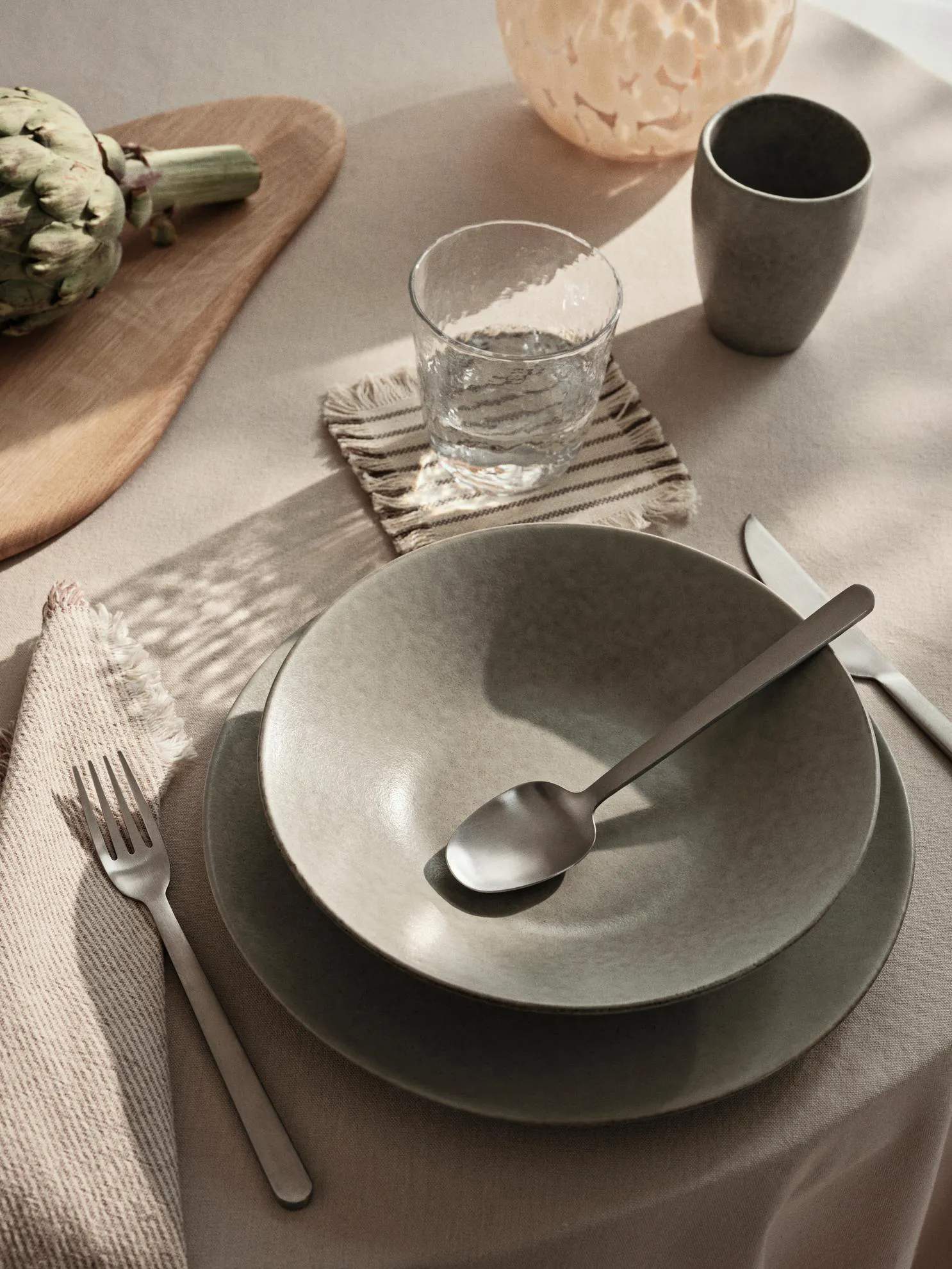 Broste Copenhagen Dybe tallerkener Nordic Marsh Dyb Tallerken i Light Dusty Green, 2