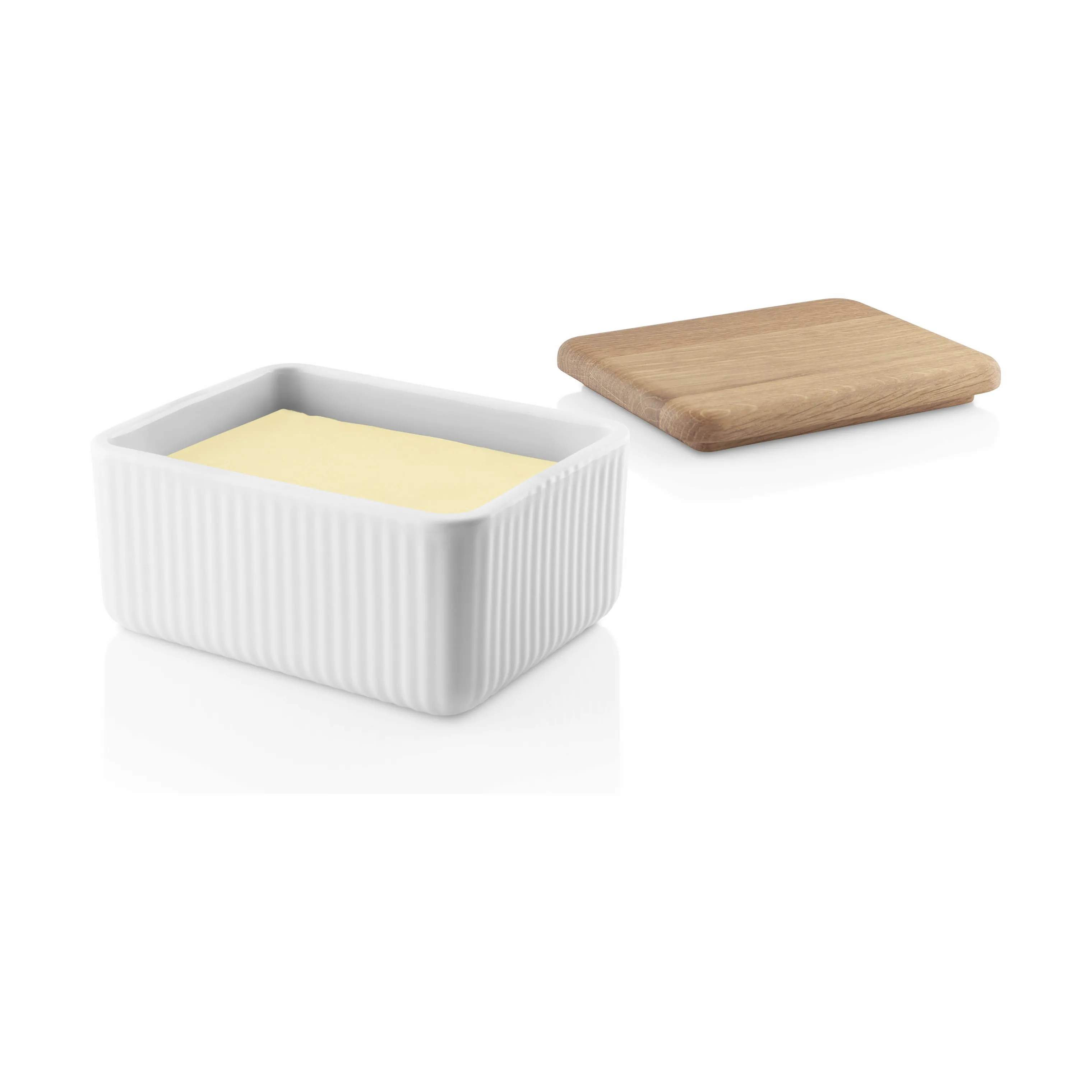Eva Trio Smørbokse Legio Nova Smørboks m. låg i Hvid, 4