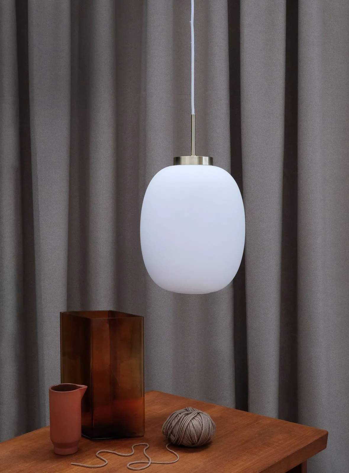 Dyberg Larsen Pendler DL39 Pendel i Opal/messing, 30 cm, 2
