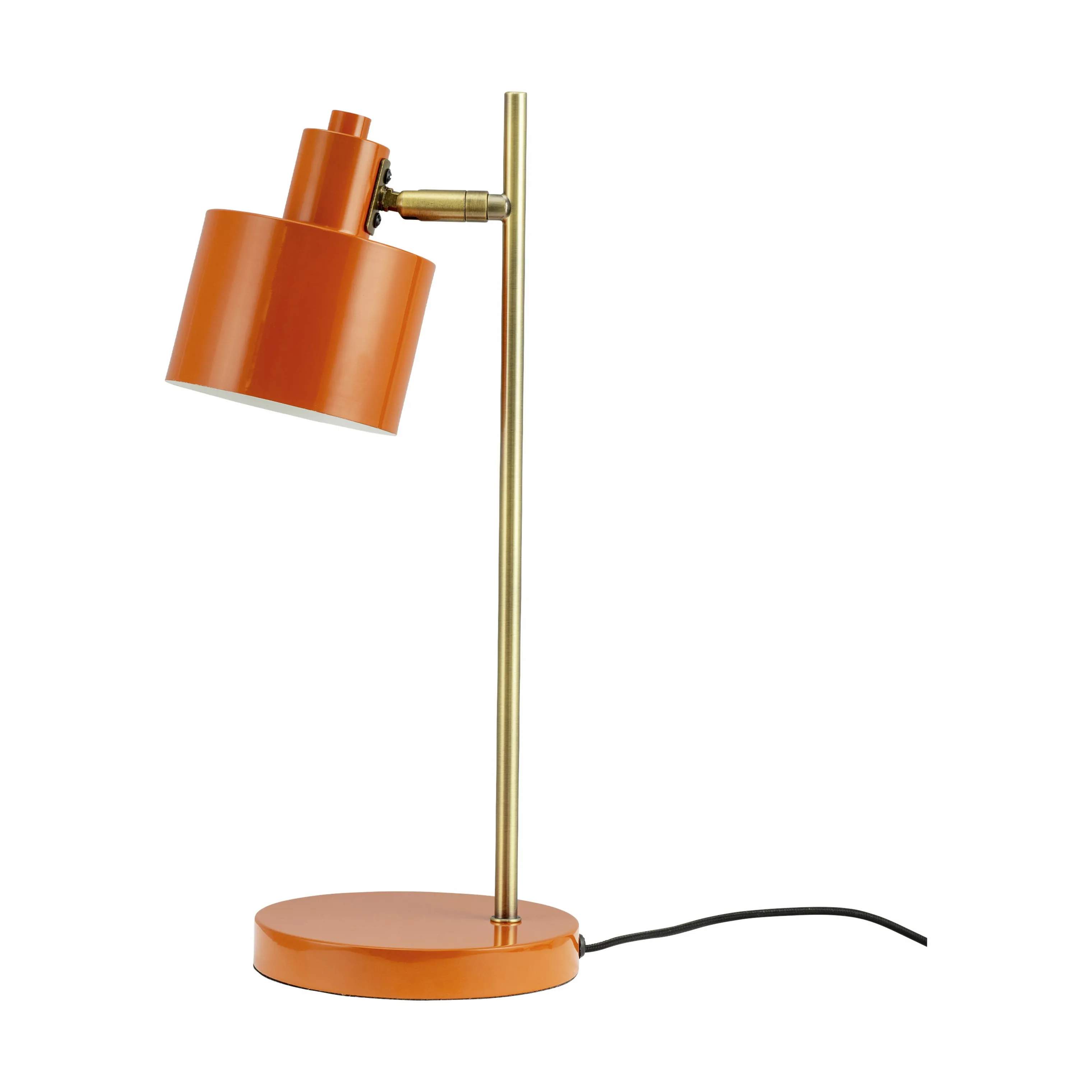 Ocean Bordlampe, orange/messing, large