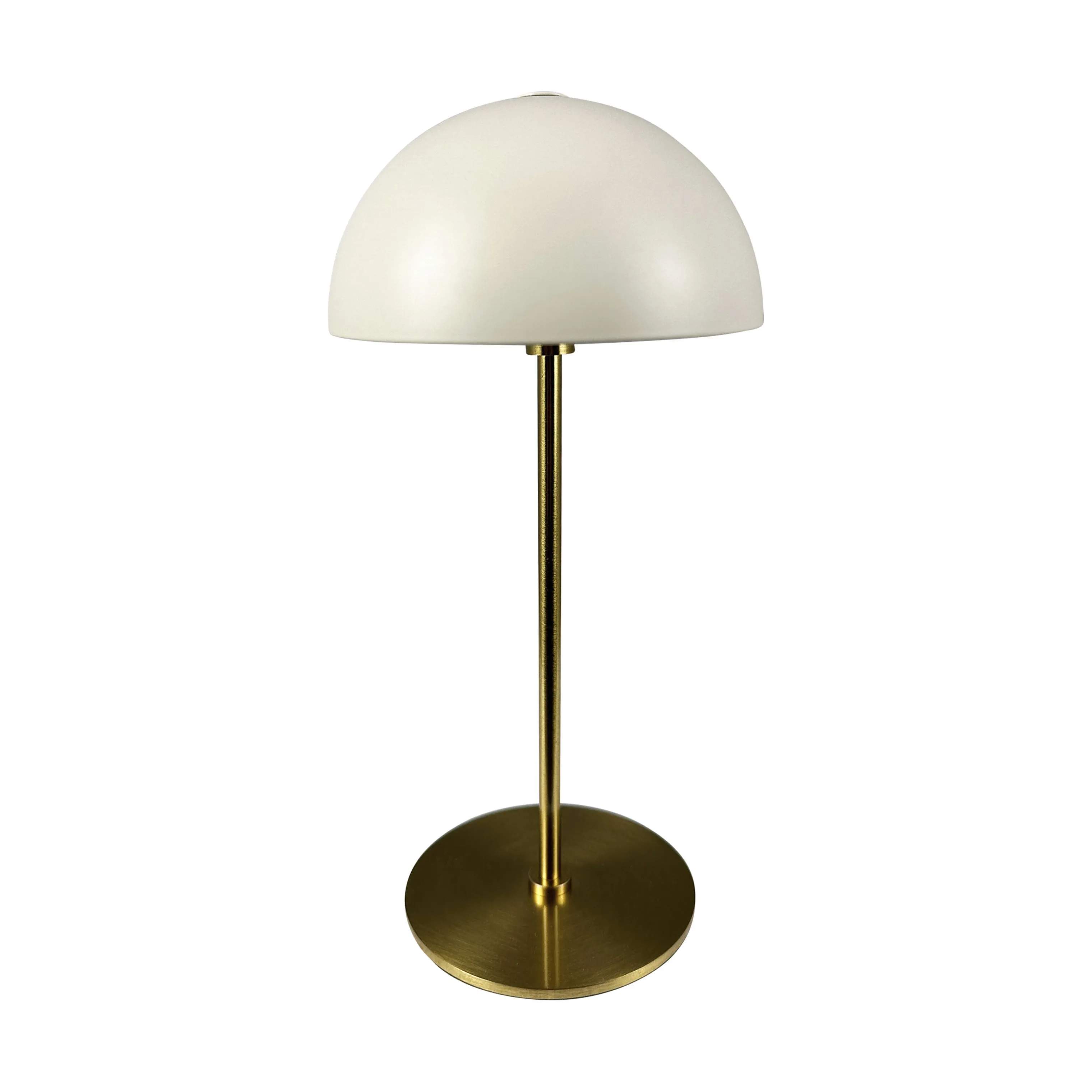 Dyberg Larsen LED-lamper Along LED-Bordlampe - 2 stk i Beige/ Messing, 5