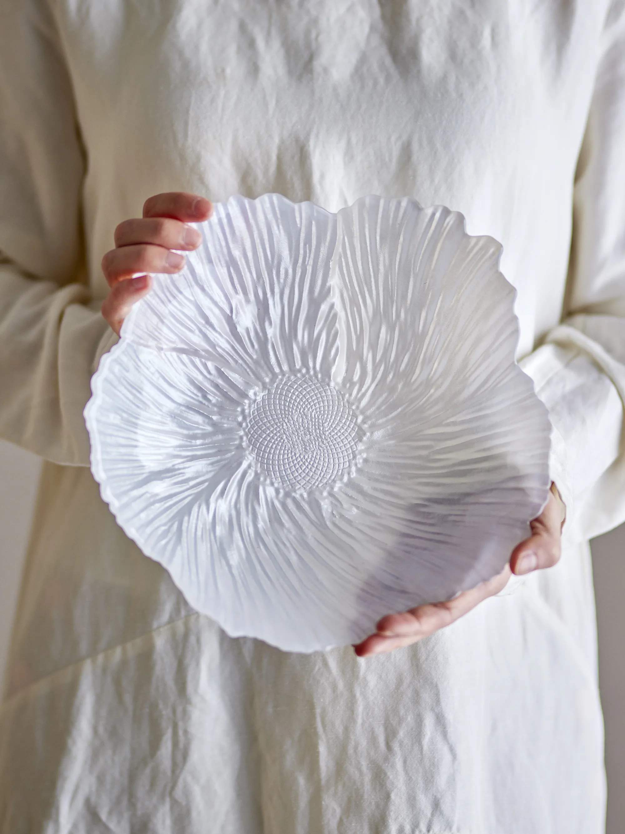 Bloomingville Serveringsskåle Iani Skål i White, 2