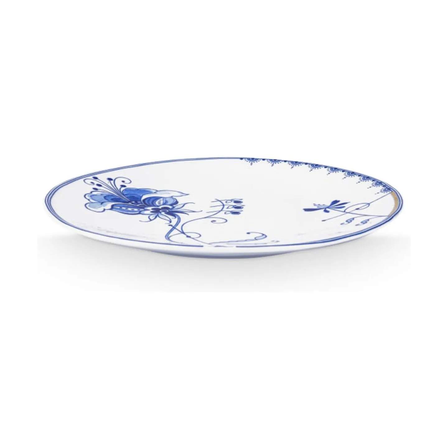 PIP Studio Middagstallerkener Blue Bird Tallerken i 23 cm, 4