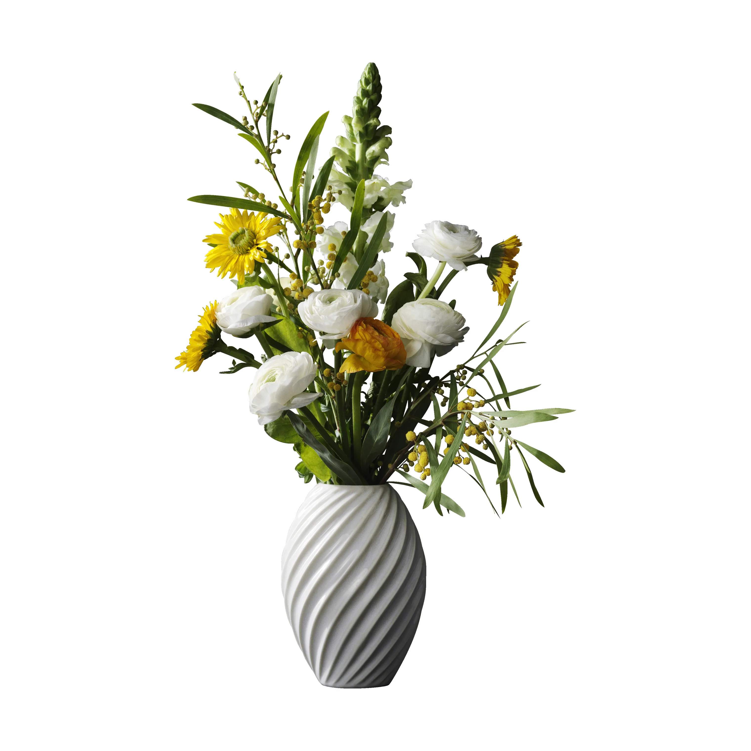 Morsø Vaser River Vase i Hvid, 21 cm, 3