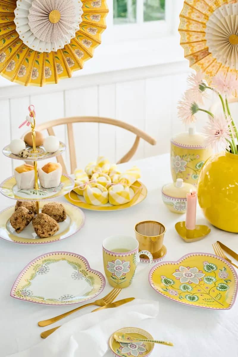 PIP Studio Frokosttallerkener Lily & Lotus Tallerken - 2 stk. i Yellow, 2