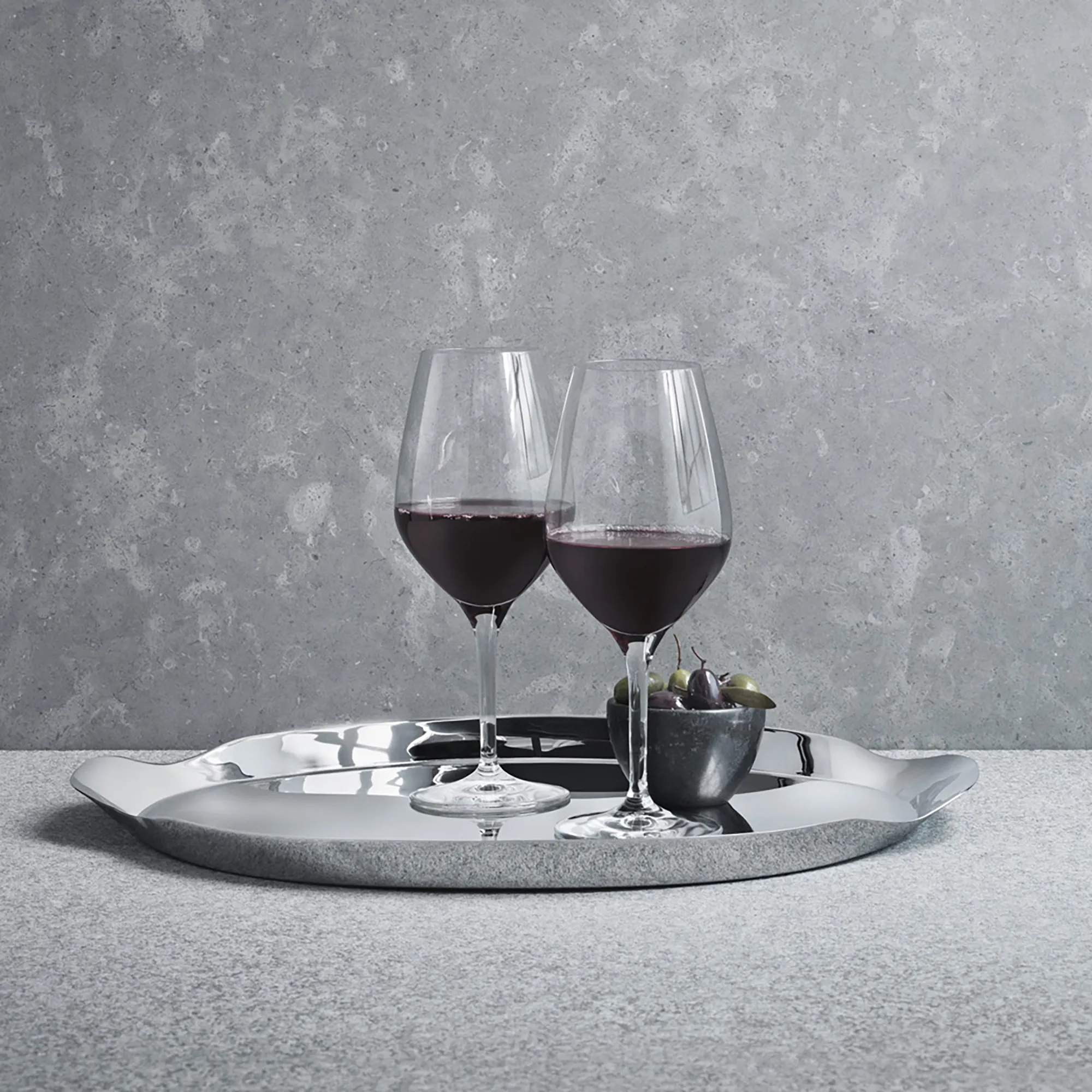 Georg Jensen Bakker Wine & Bar Serveringsbakke i Stål, 2