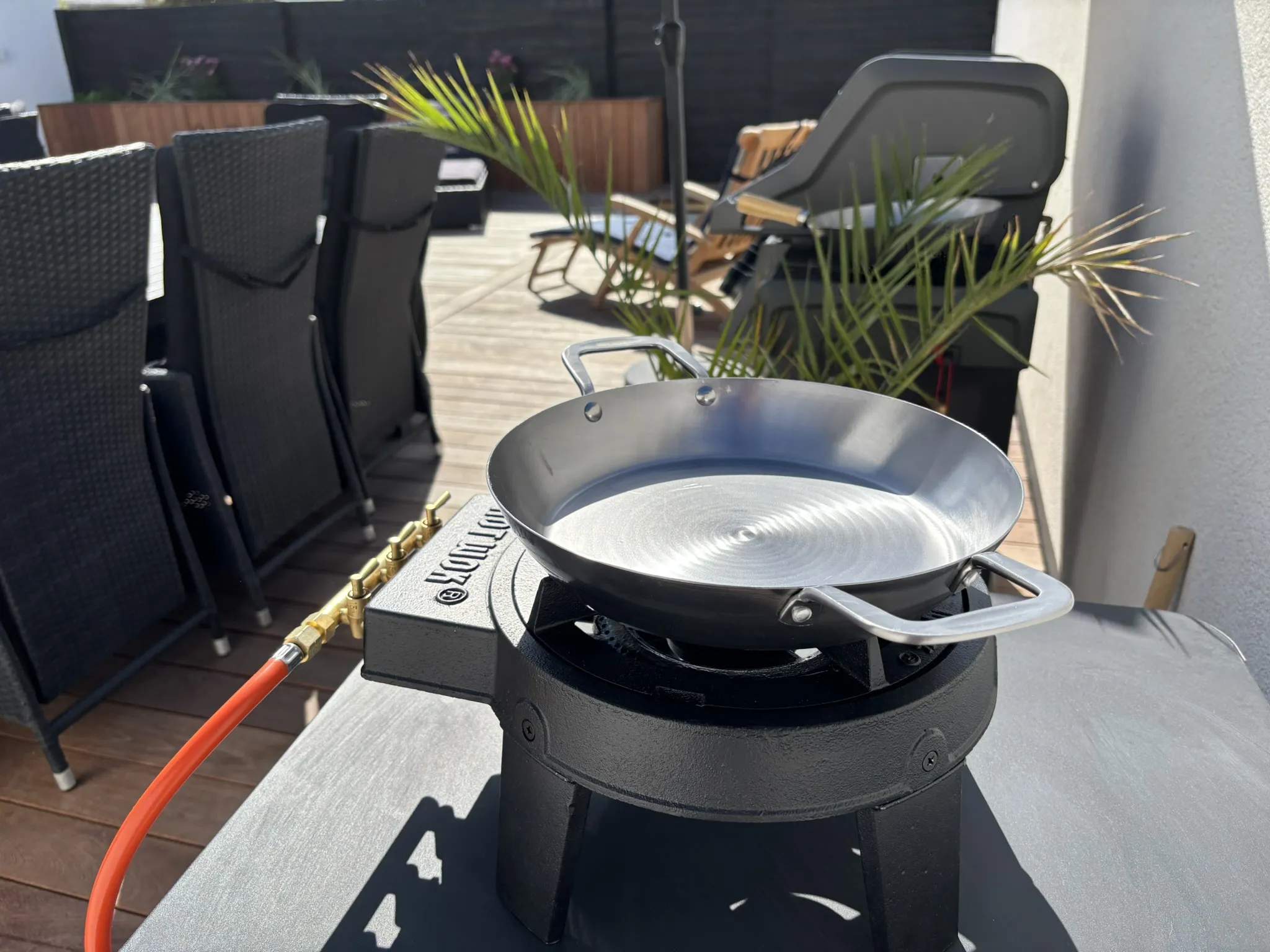 HOT WOK Gasbrændere Gasblus i Sort, 5