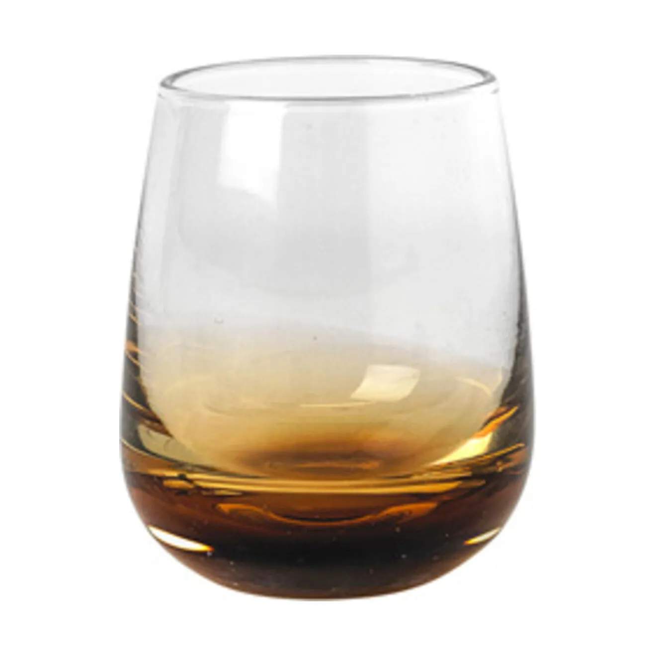 Amber Shotsglas, caramel, large