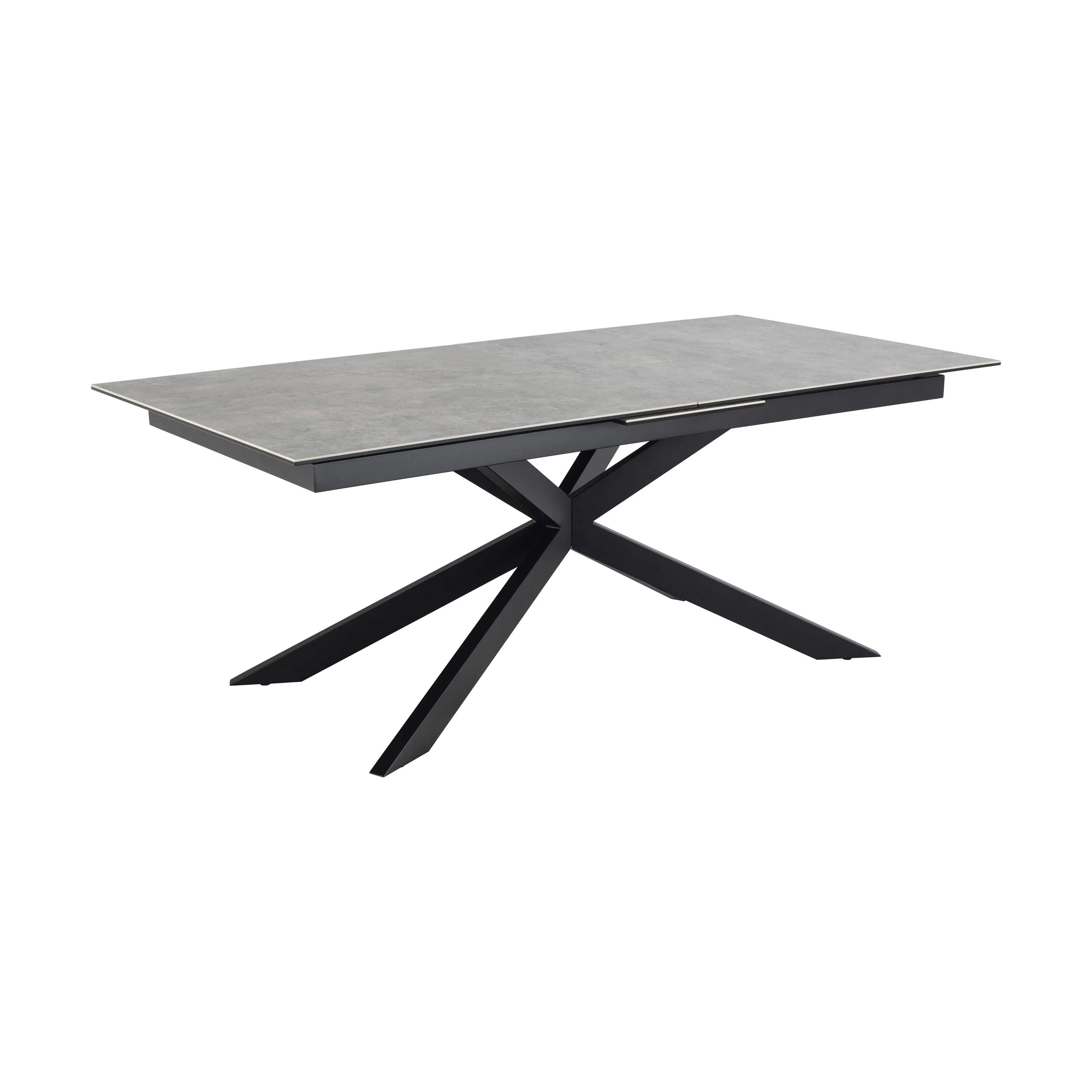 CASA Living Spiseborde Irwine Spisebord i Grå, H76 x B240 x L100 cm, 4
