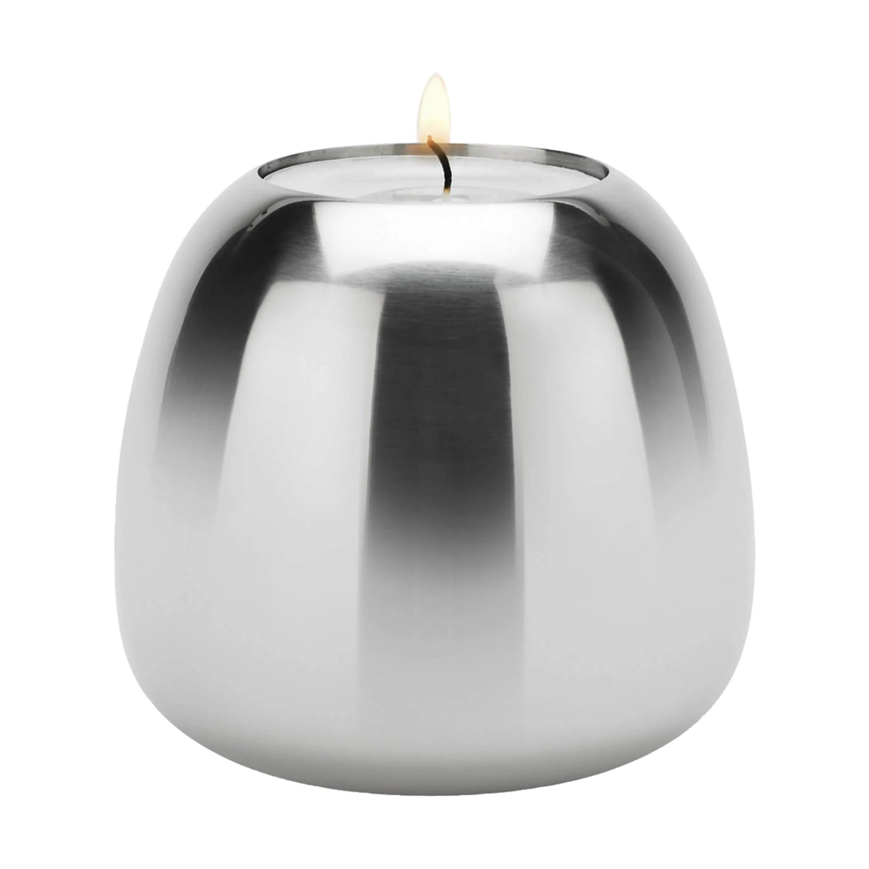 Stelton Kronelysestage Nordic Ora Lysestage i Stål, 7 cm, 4