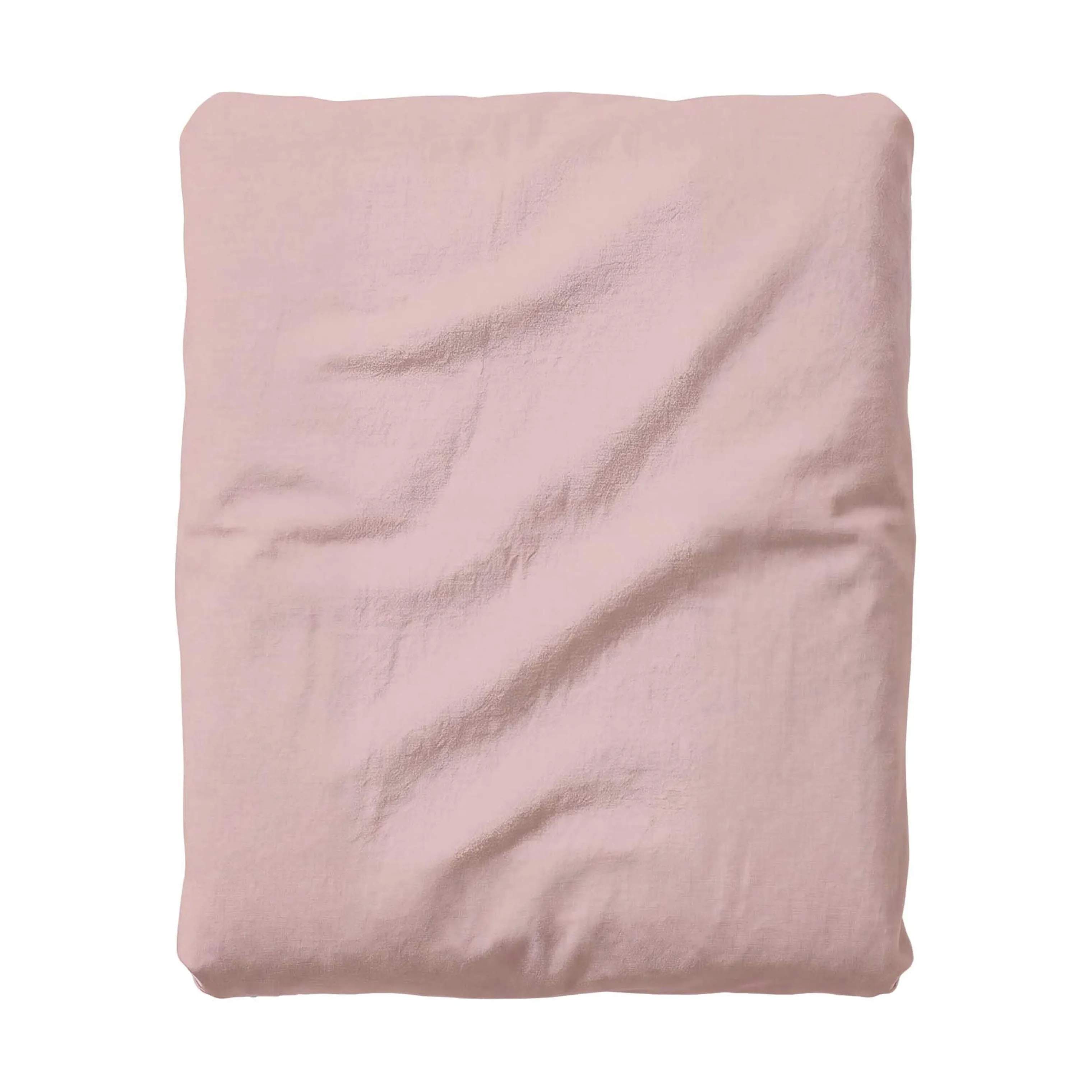 Essenza Lagner Fine Organic Jersey Boxlagen i Blush pink, B100 x L220 cm, 1