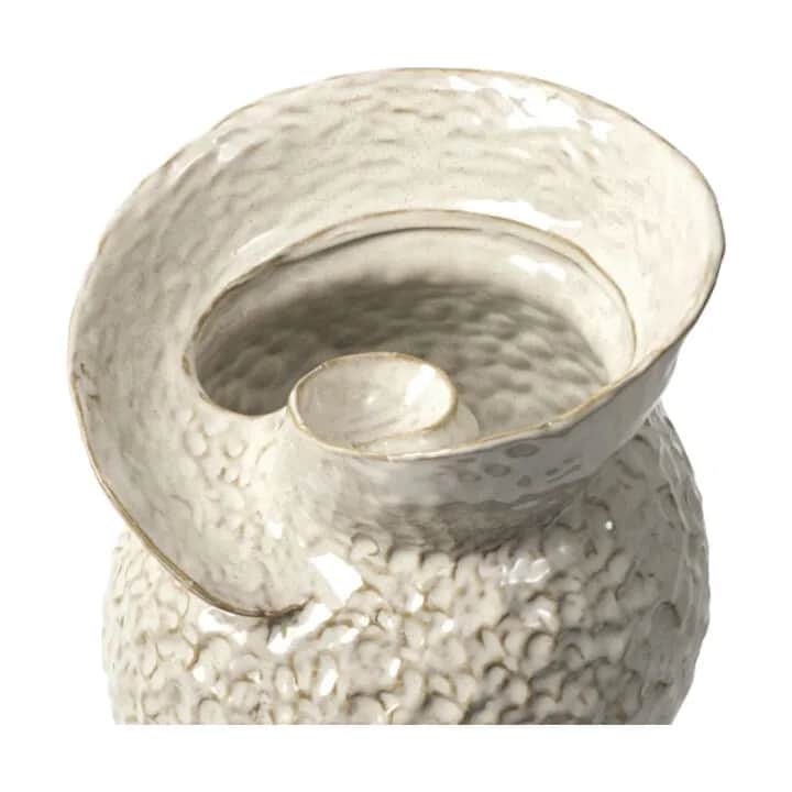 Broste Copenhagen Vaser Shelly Vase i Hvid, 1