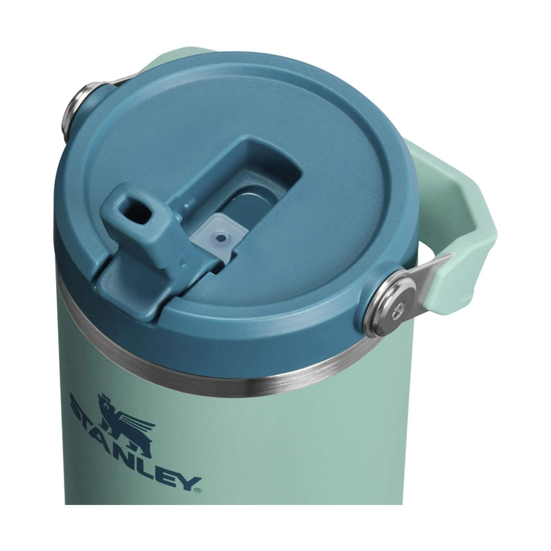 Stanley To go kopper Iceflow Flip Straw Tumbler i Spring Green, 0.89 L, 3