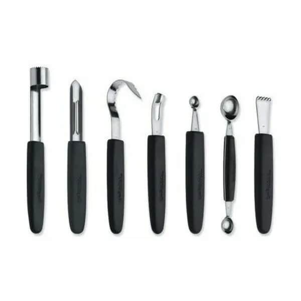 BergHoff Øvrigt køkkengrej Essentials Garneringsredskaber - 7 stk. i Sort/metal, 1