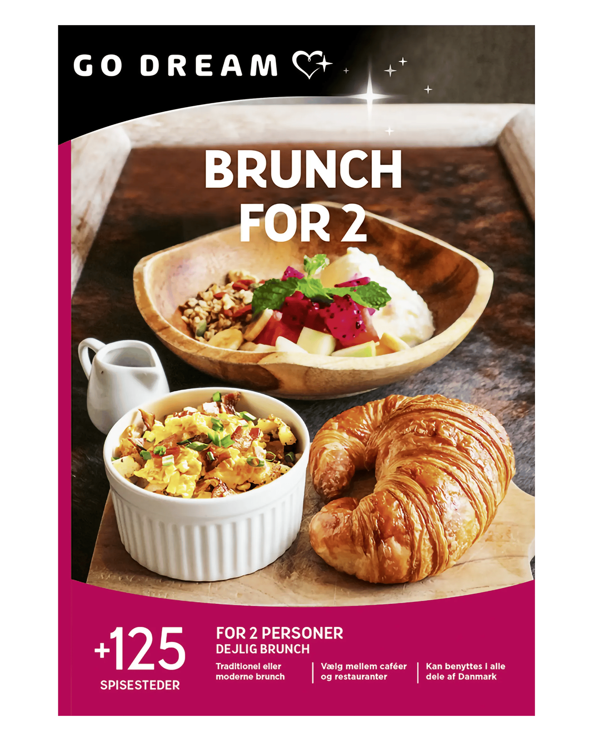 GO DREAM Oplevelsesgavekort Gavekort - Brunch i Brunch for 2, 1