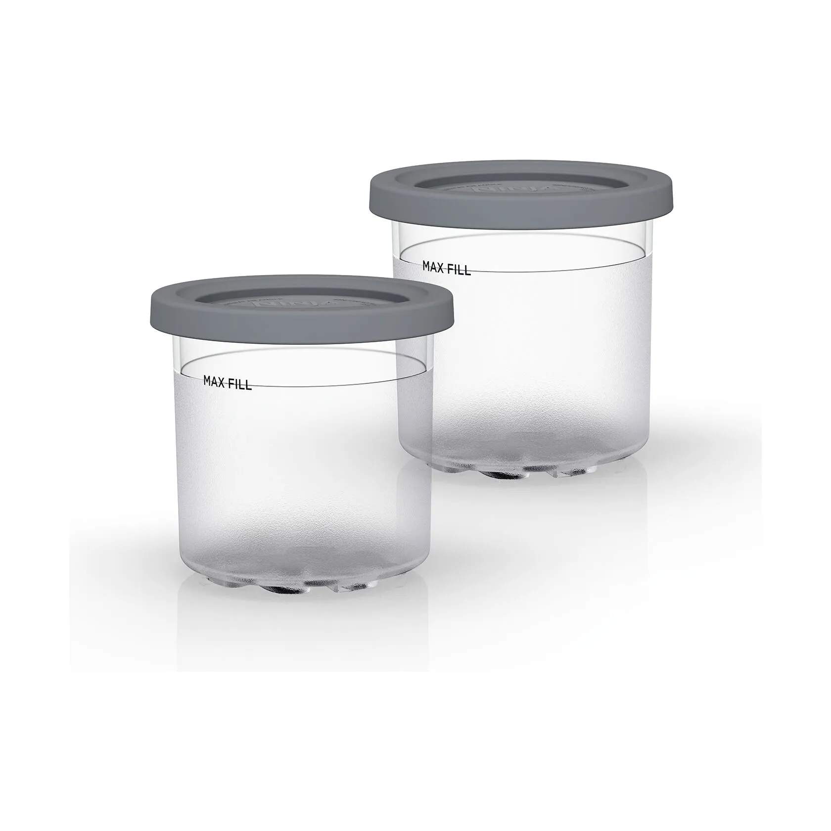 Ninja Opbevaringsglas Creami Bøtte - 2 stk. i Grå, 2 stk., 1