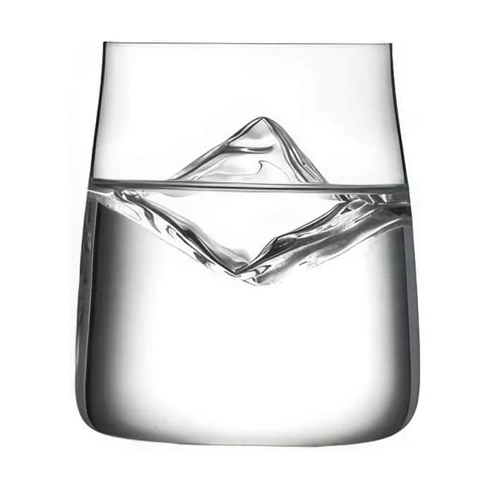 Lyngby Glas Vandglas Zero Vandglas - 6 stk. i klar, 42 cl, 3