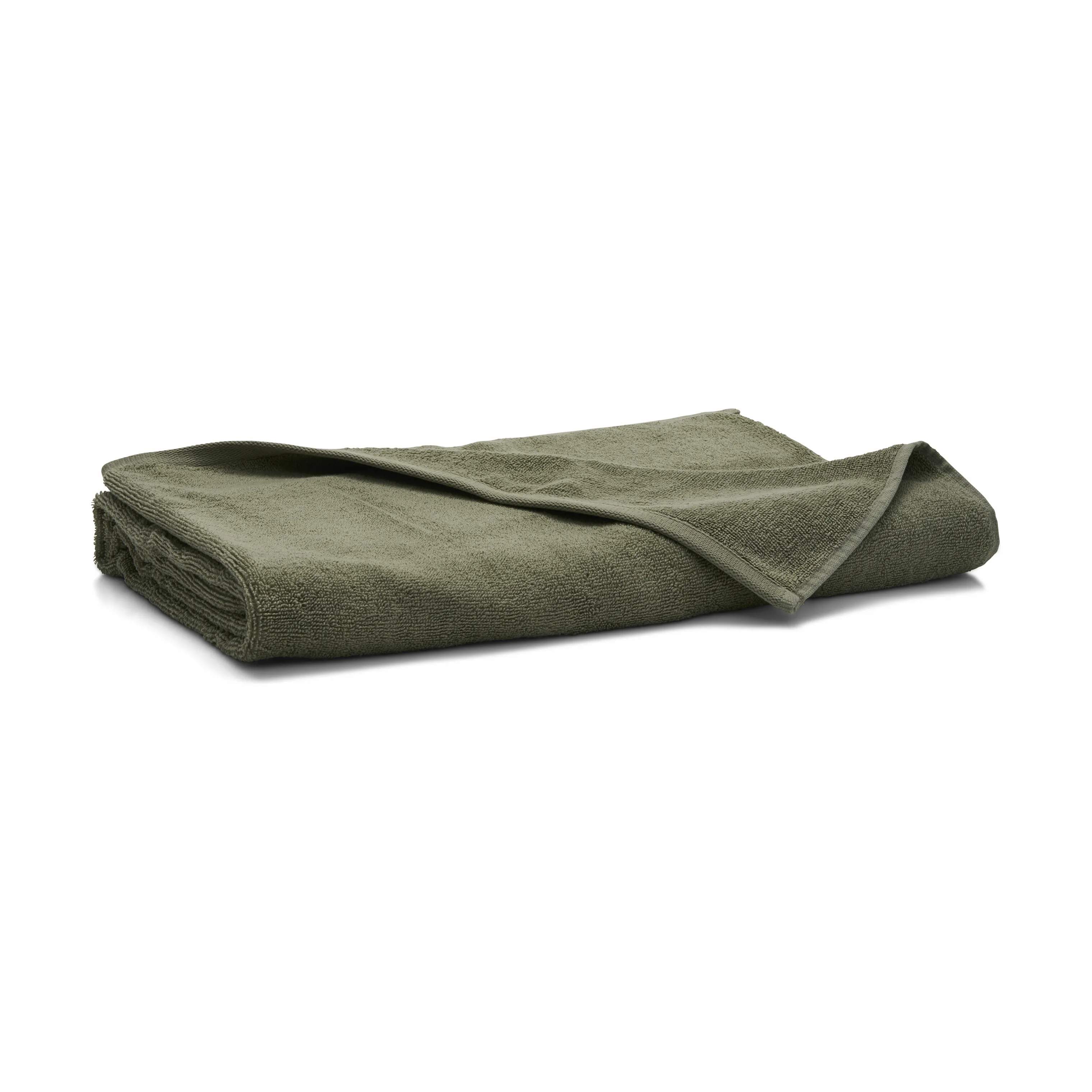 Basic Håndklæde, grøn, large
