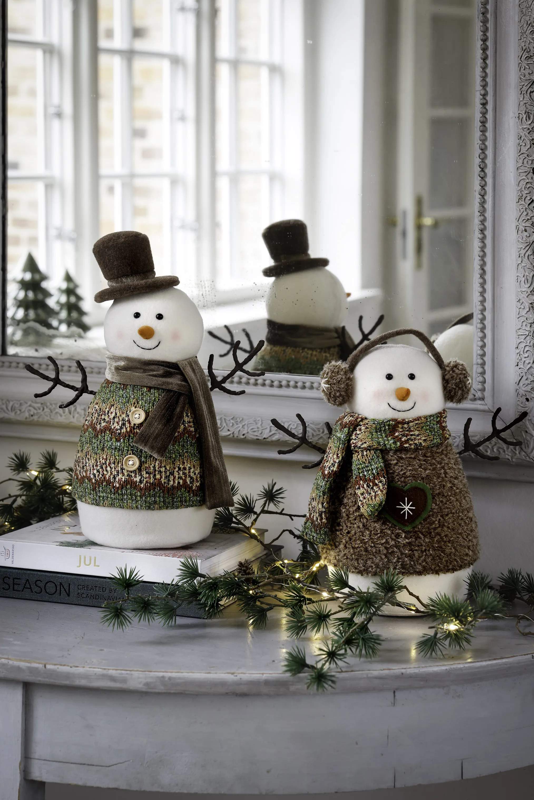 Casa Christmas Julefigurer Snemand i 32 cm, 2