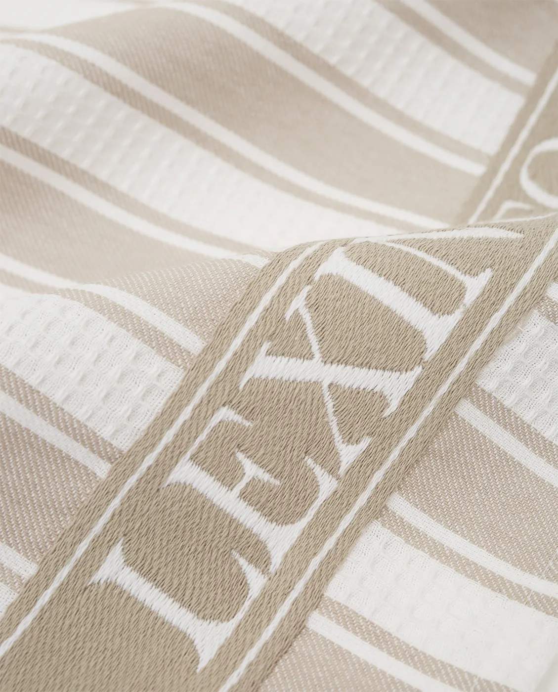 Lexington Viskestykker Icons Cotton Twill Waffle Viskestykke i Beige/White, B50 x L70 cm, 2