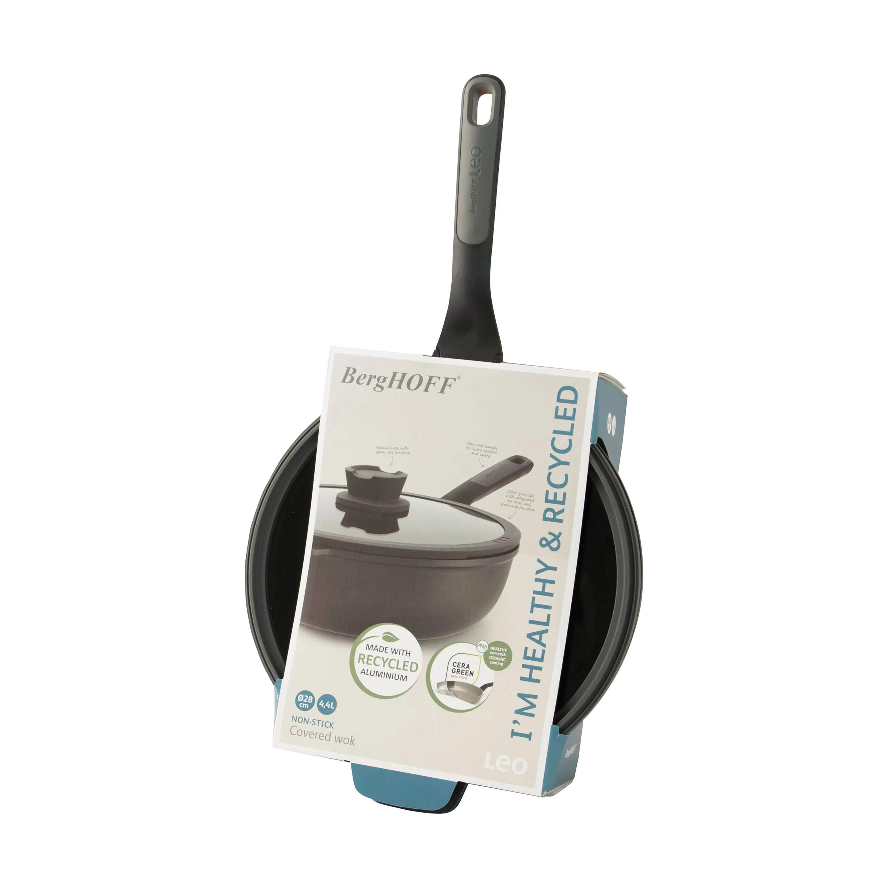 BergHOFF Wokpander Stone+ Wok i Sort, 4