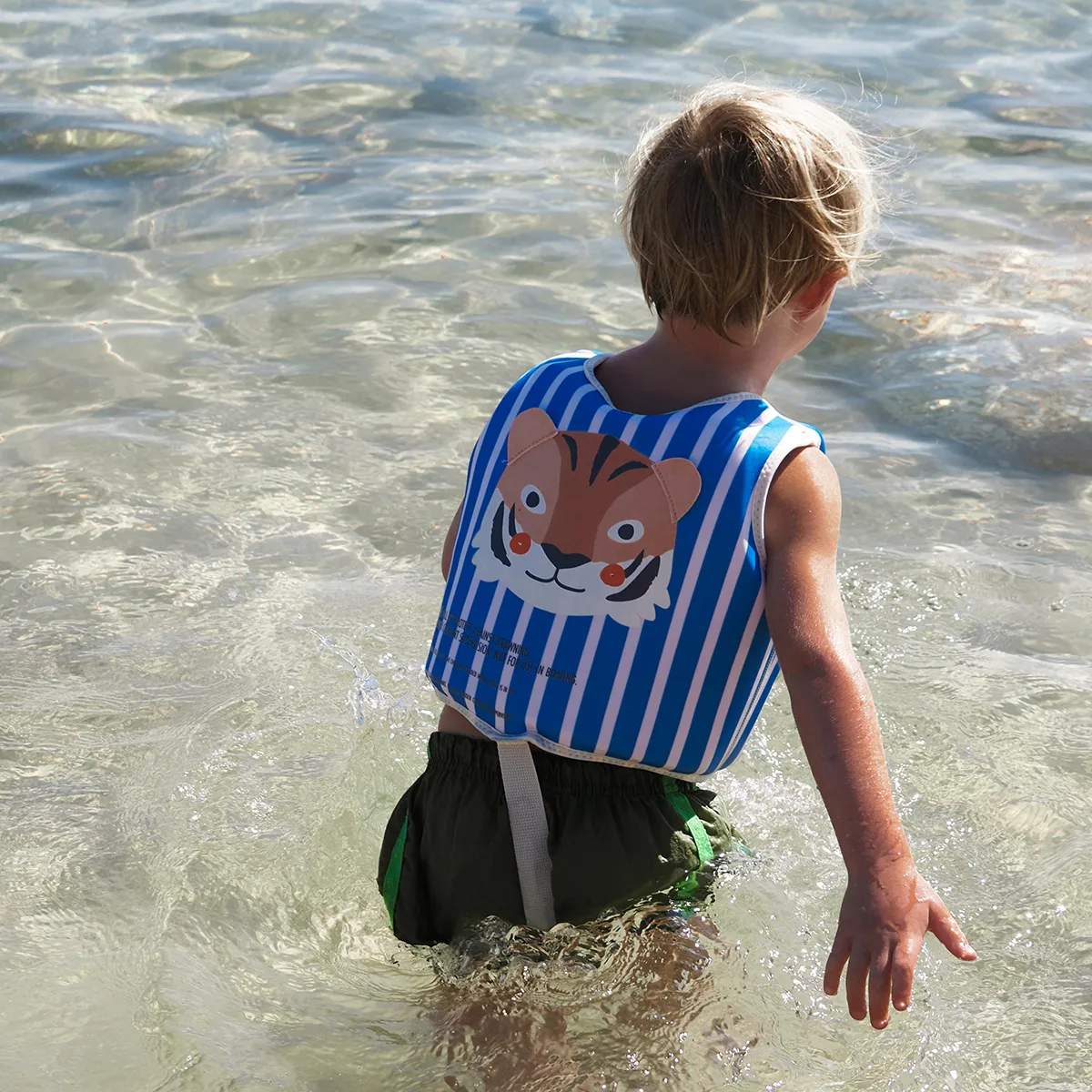 Sunnylife Badeudstyr Tino The Tiger Svømmevest i 2-3 år, 2