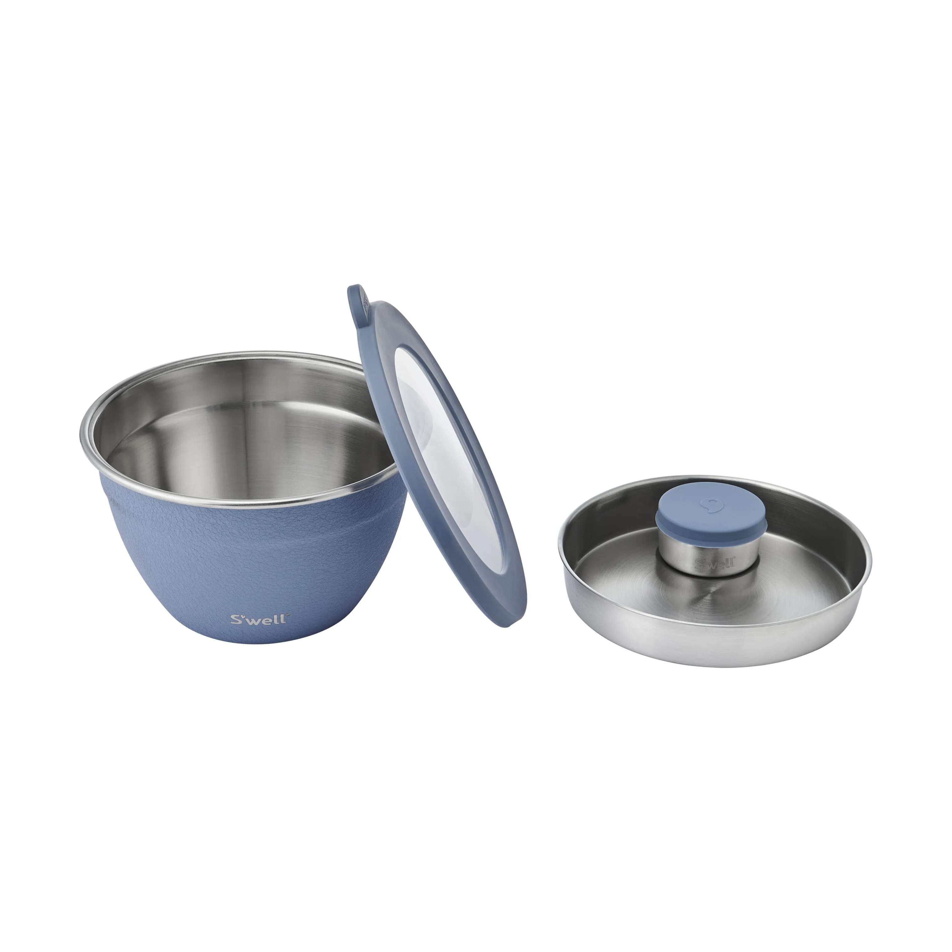 S'well Røreskålsæt Opbevaringssæt - 5 dele i skye blue, 1