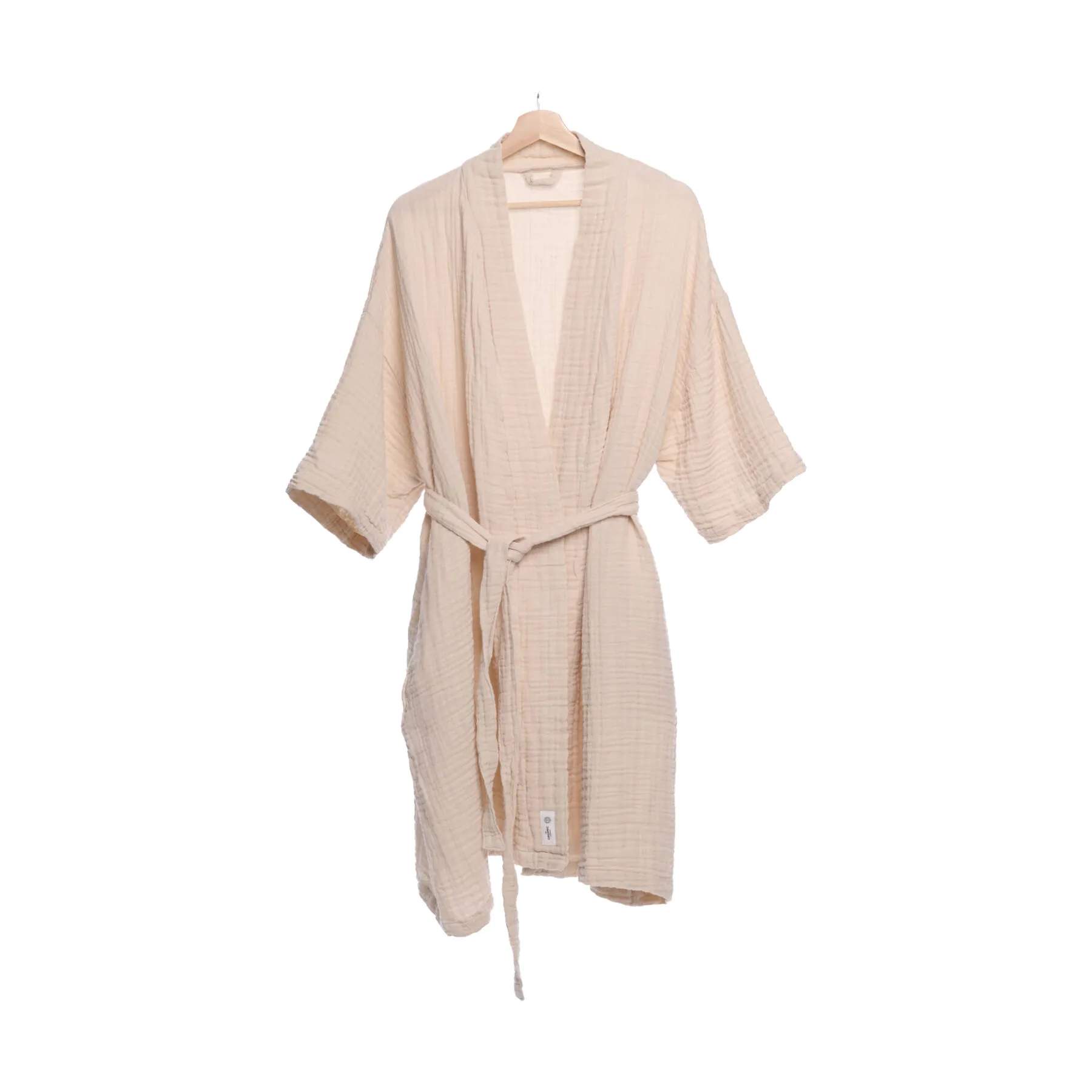 The Organic Company Morgenkåber FINE Badekåbe i Beige, S/M, 1
