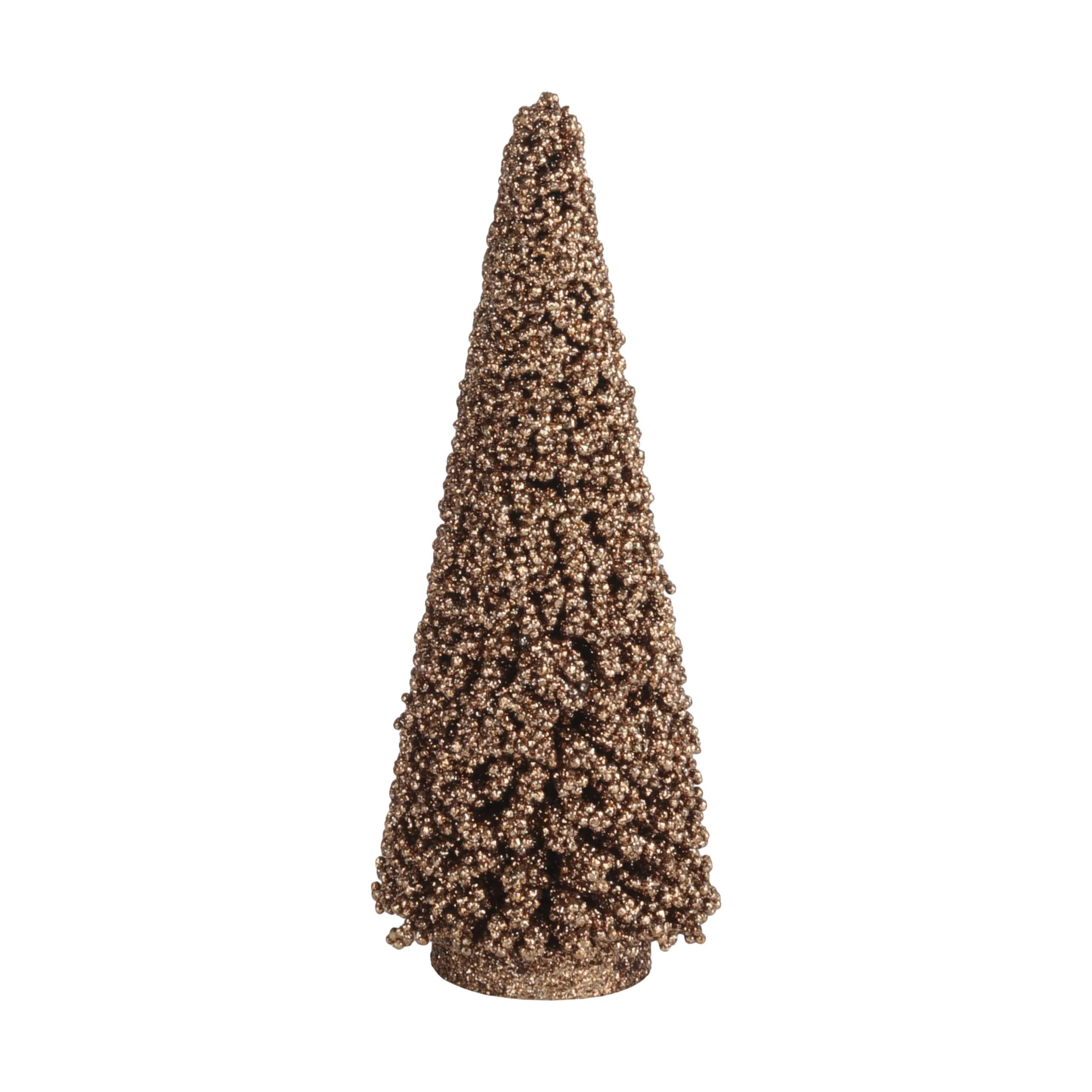 Casa Christmas Julefigurer Juletræ i Kobber farvet, 25 cm, 1