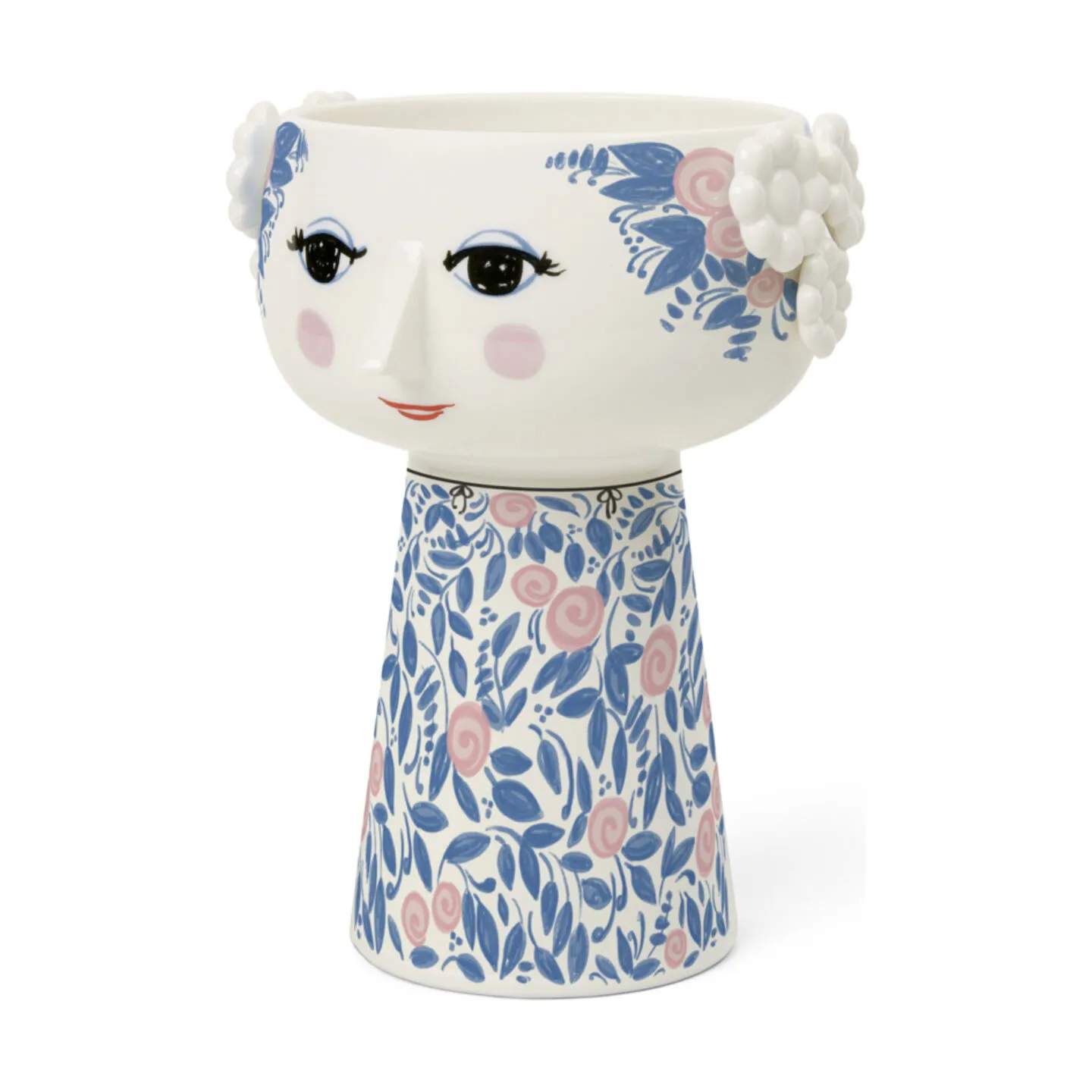 Bjørn Wiinblad Vaser Eva Vase i Blå/Rosa, 4