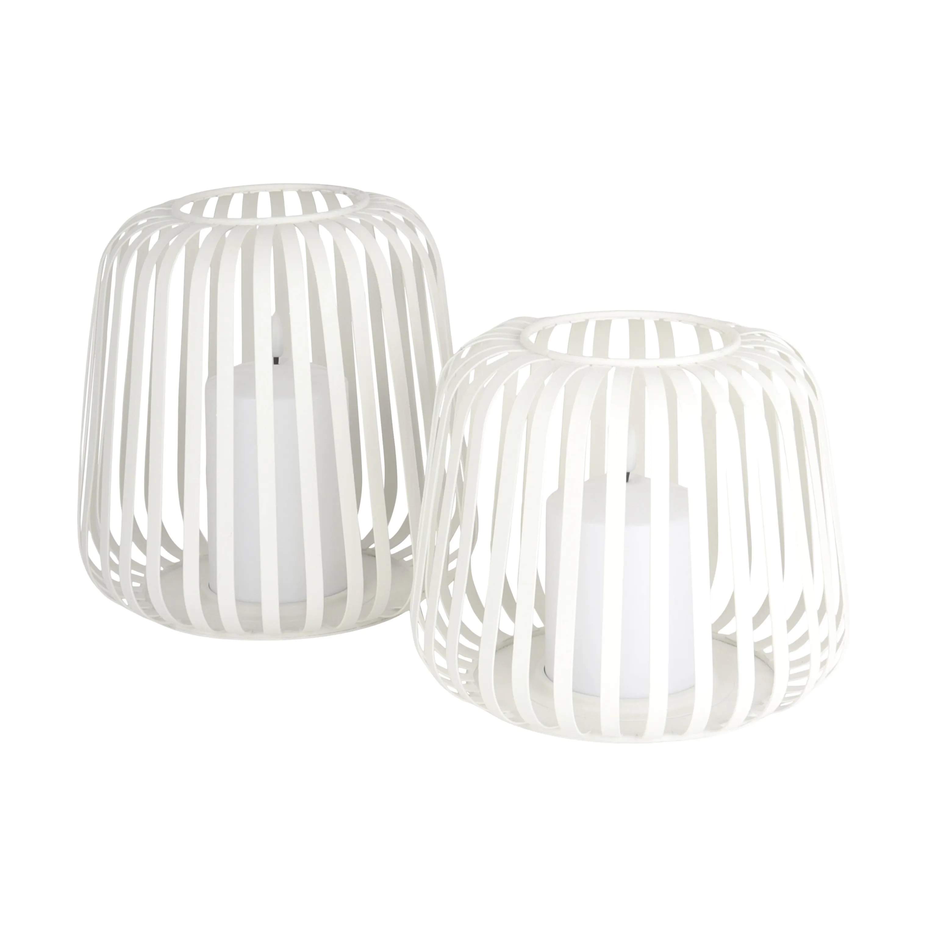 CASA Living Lanterner LED Lanterne i Hvid, 17 cm, 3