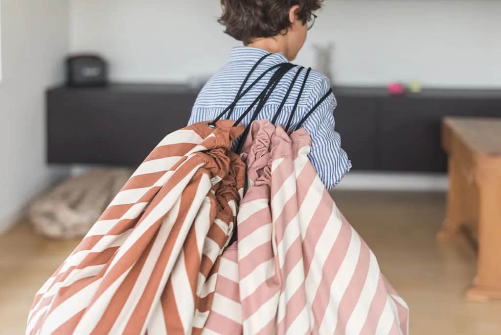 Play&Go Til børneværelset Print Legetæppe i Lyserød, 3