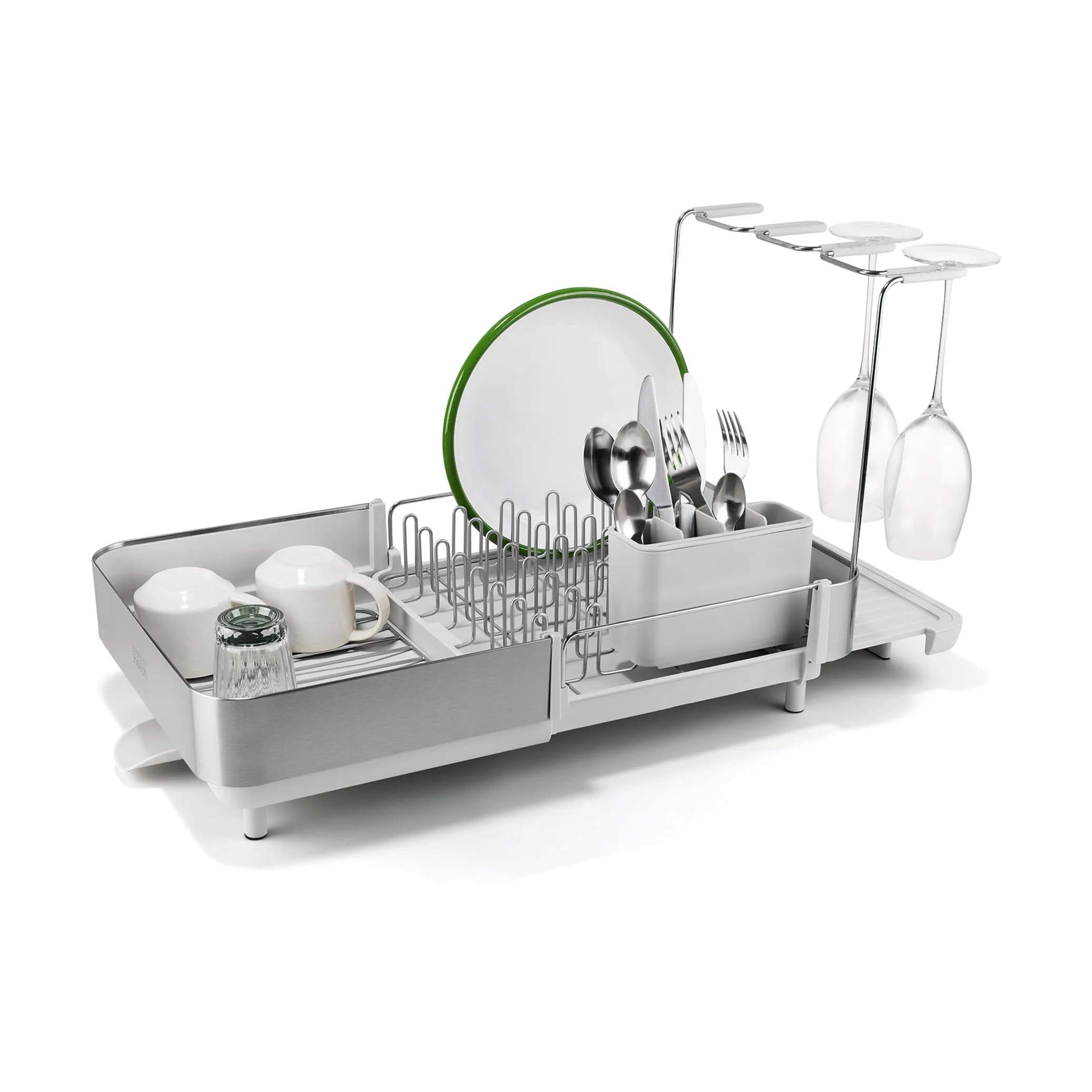 Joseph Joseph Opvaskestativer Extend Steel Plus Extend Steel+ Opvaskestativ i Light Stone, 1