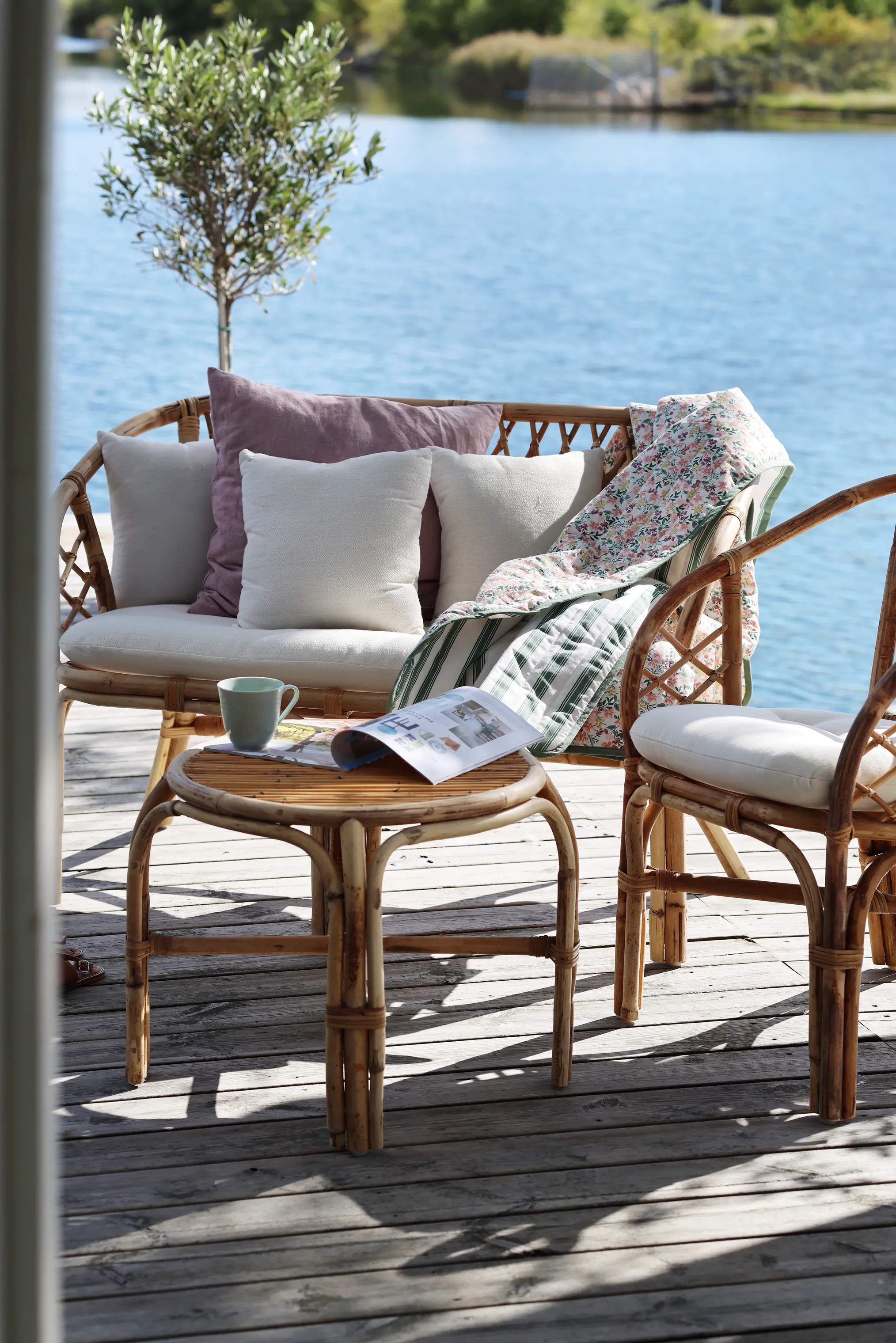 CASA Living Sideborde Sidebord i Rattan, 4