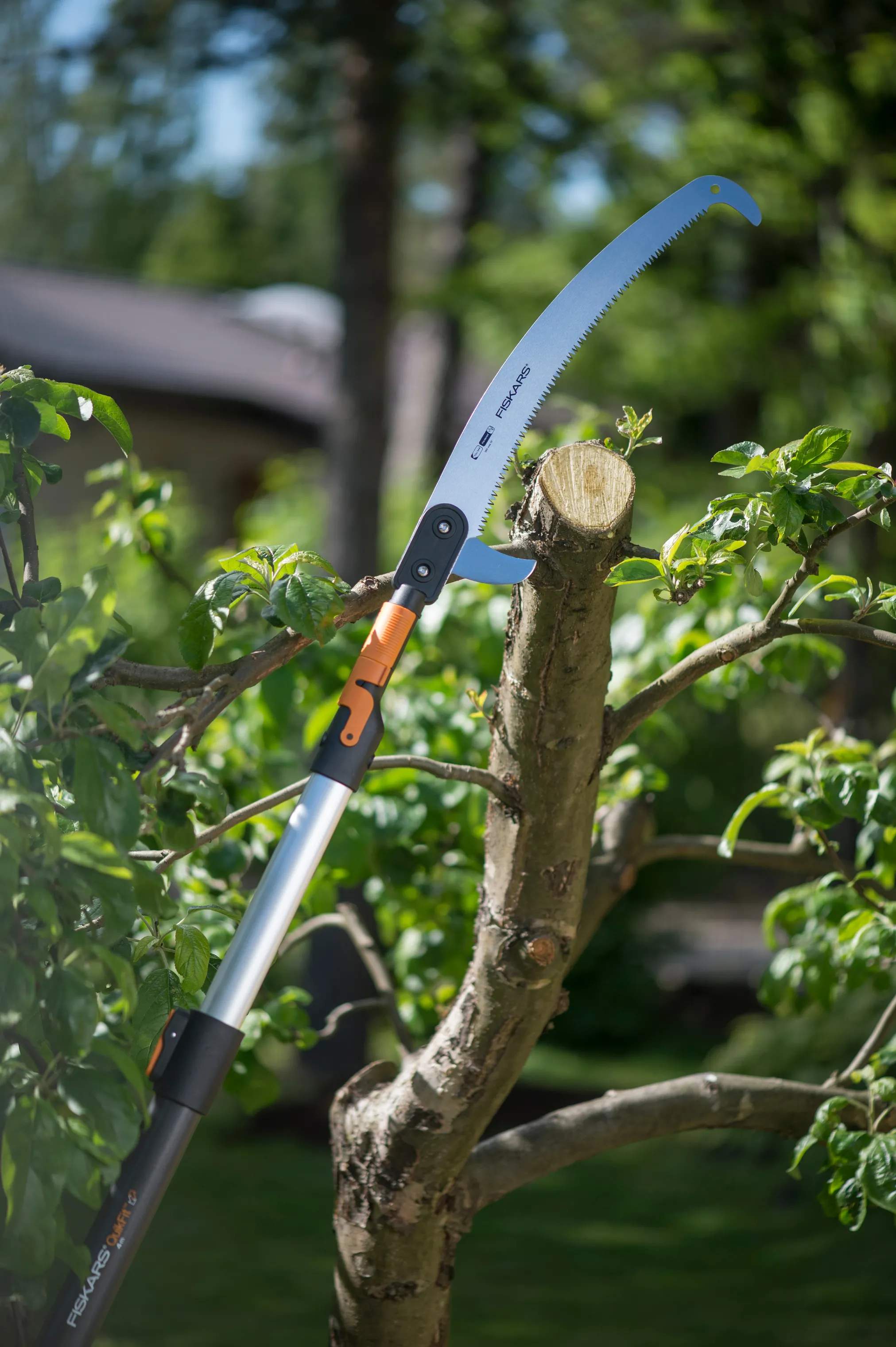Fiskars Garden Haveredskaber QuikFit™ Beskæresav - Buet i Sort/Orange, 3