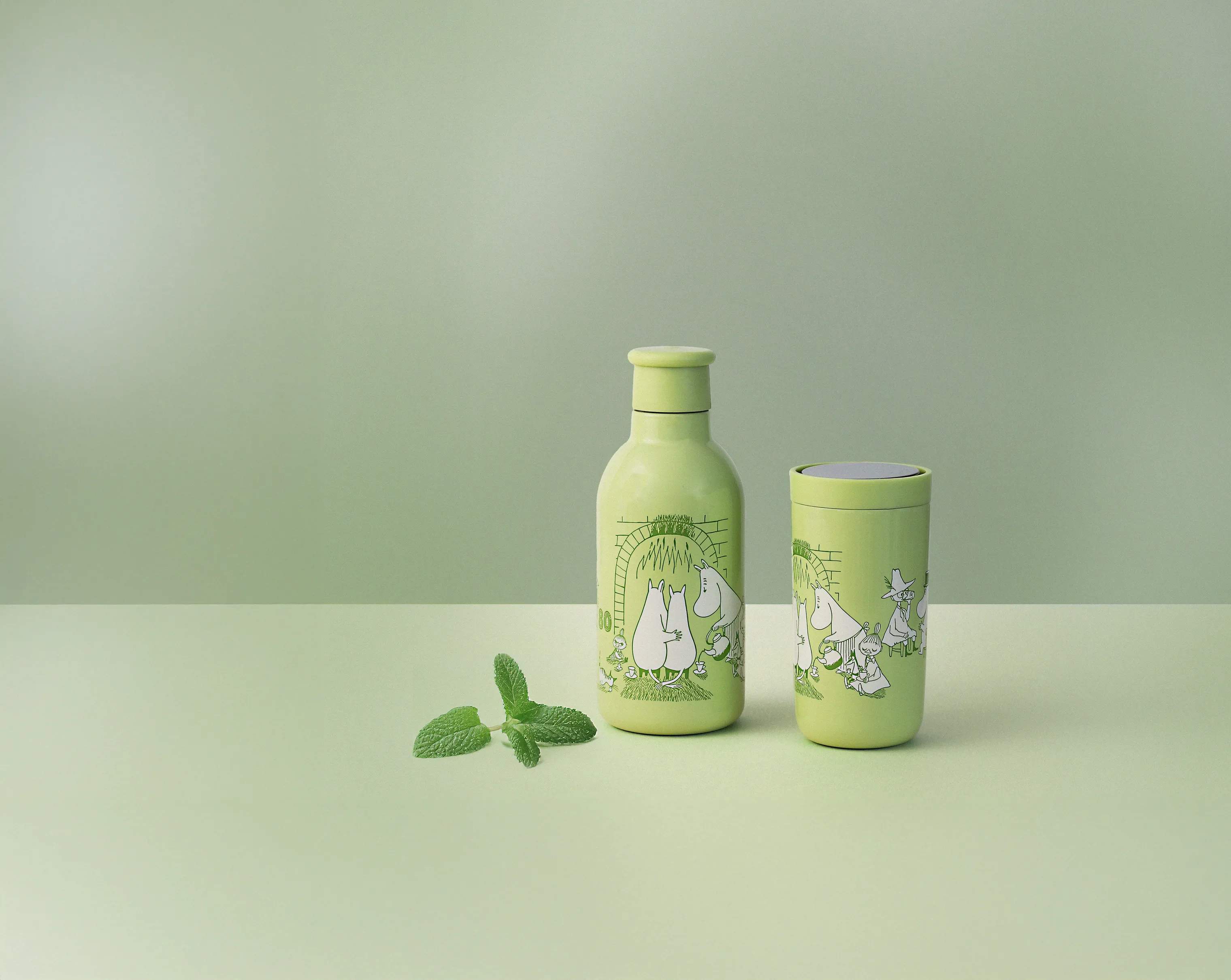 Stelton To go kopper Drink-It To-Go Click Termokop i Moomin Home, 20 cl, 3